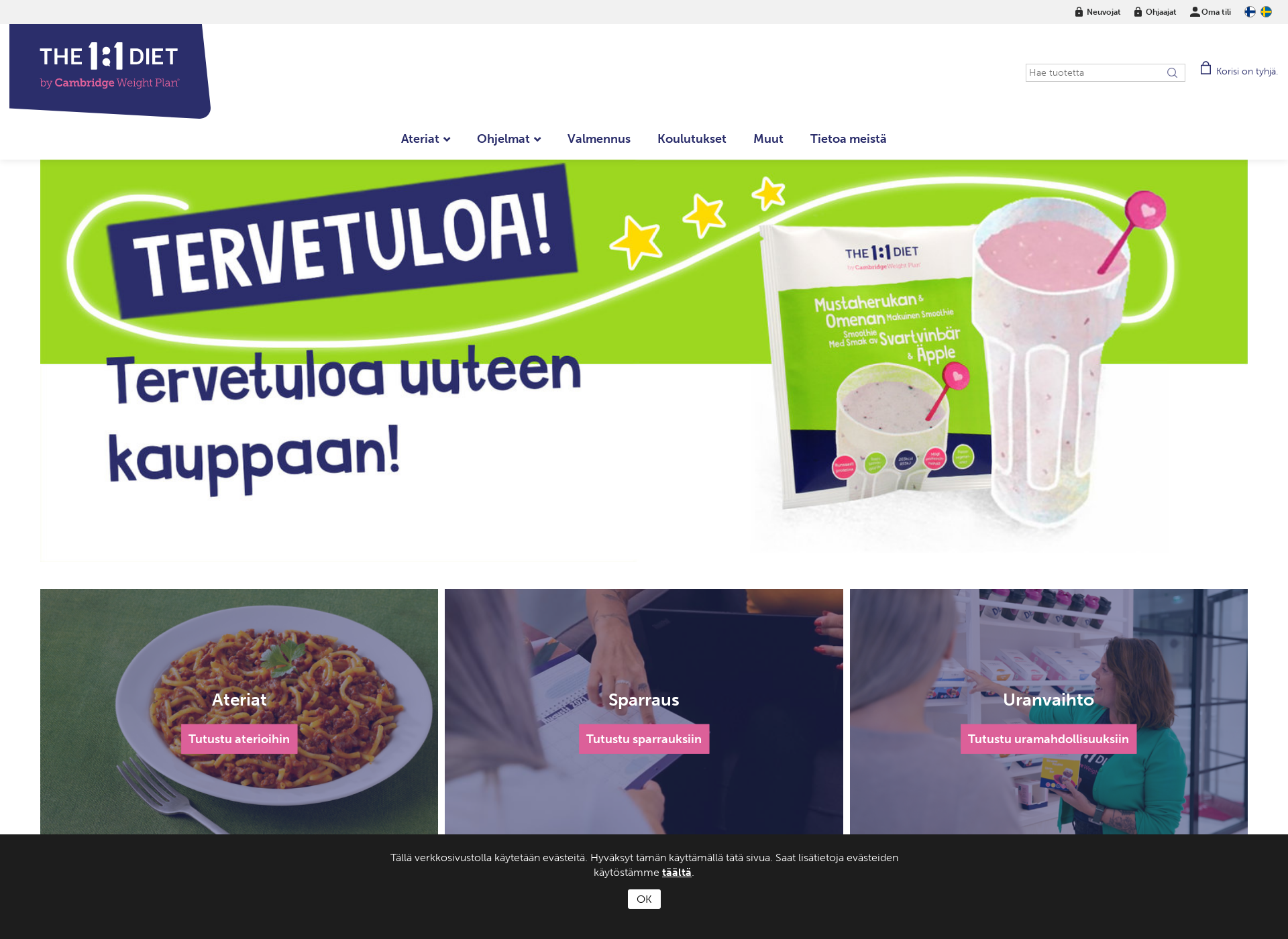Skärmdump för laihduttamo.fi
