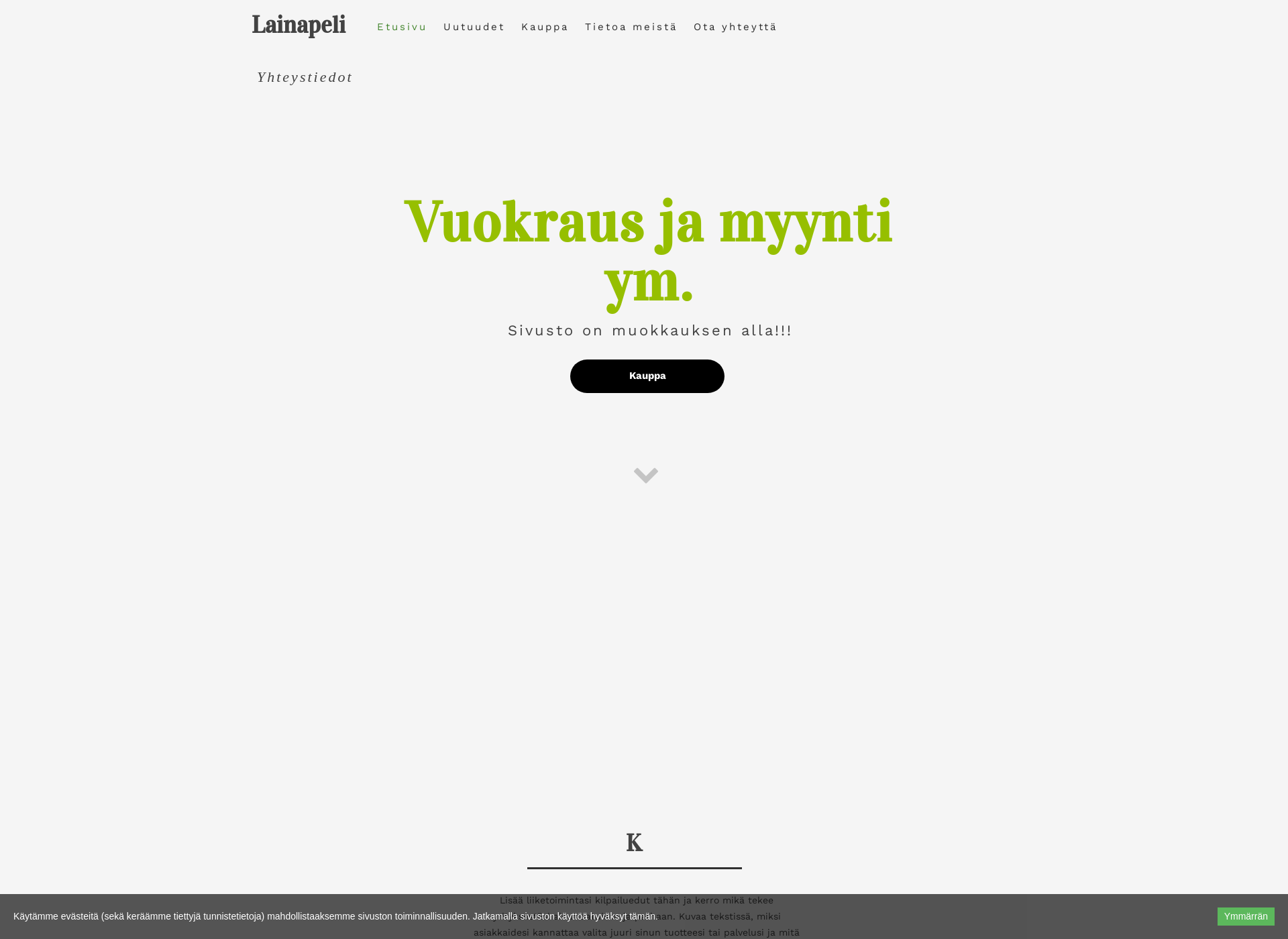 Screenshot for lainapeli.fi