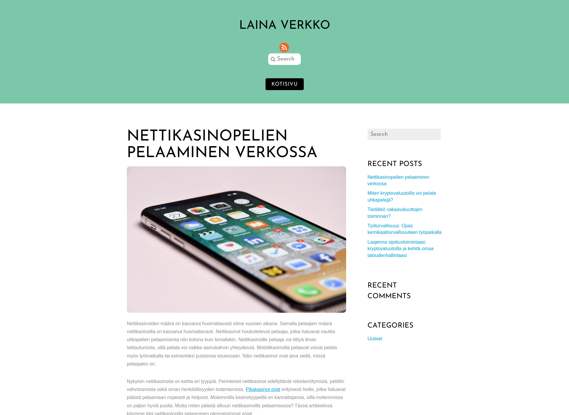 Screenshot for lainaverkko.fi
