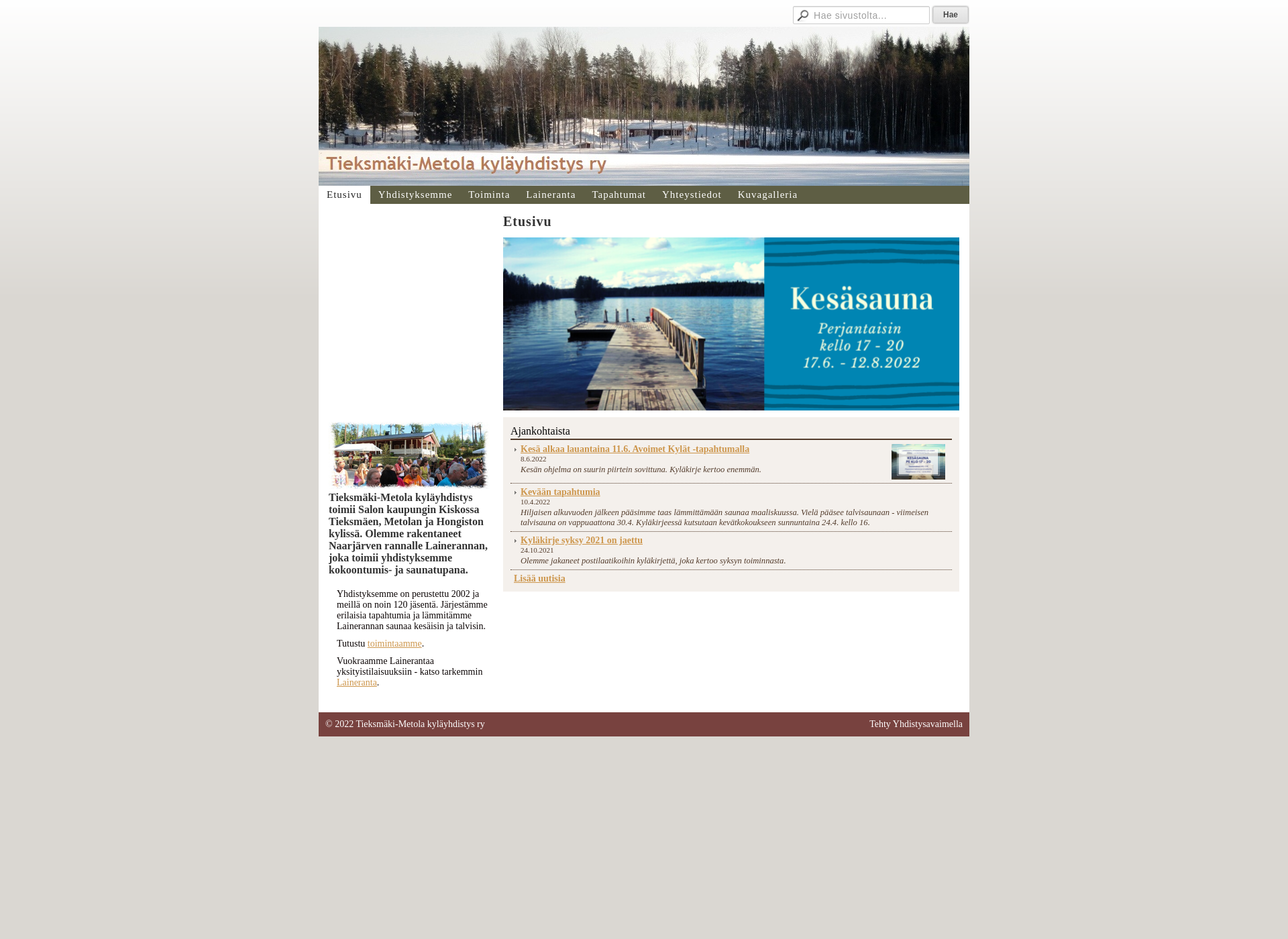 Screenshot for laineranta.fi