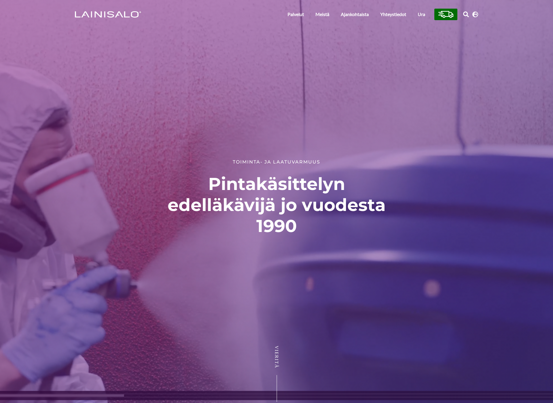 Näyttökuva lainisalorakennusmaalaus.fi