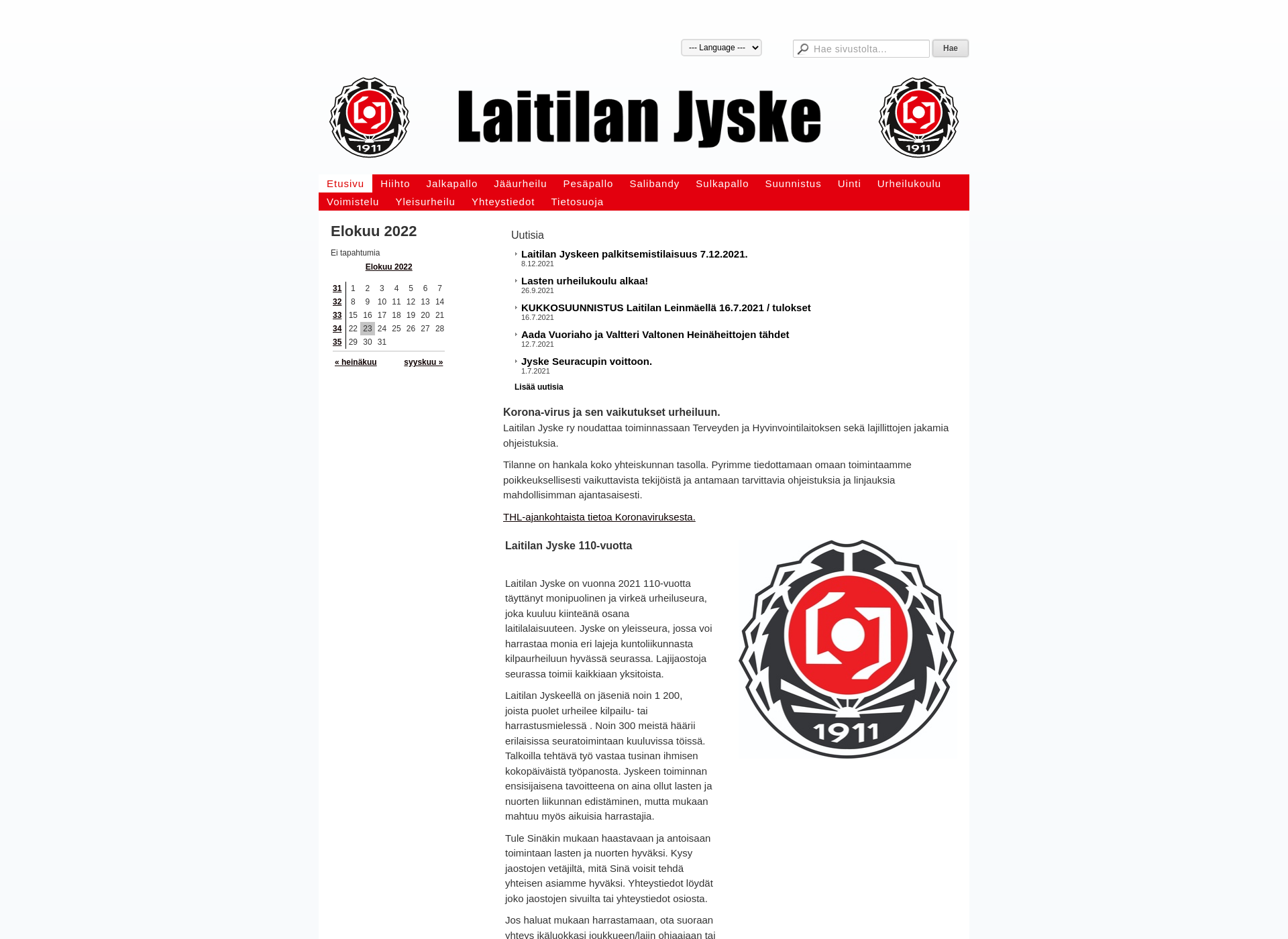 Screenshot for laitilanjyske.fi