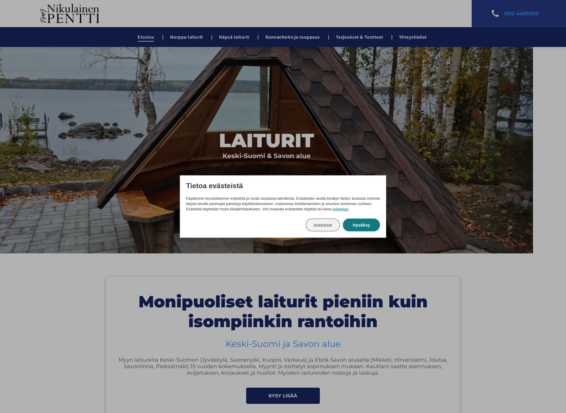 Screenshot for laituripalvelu.fi