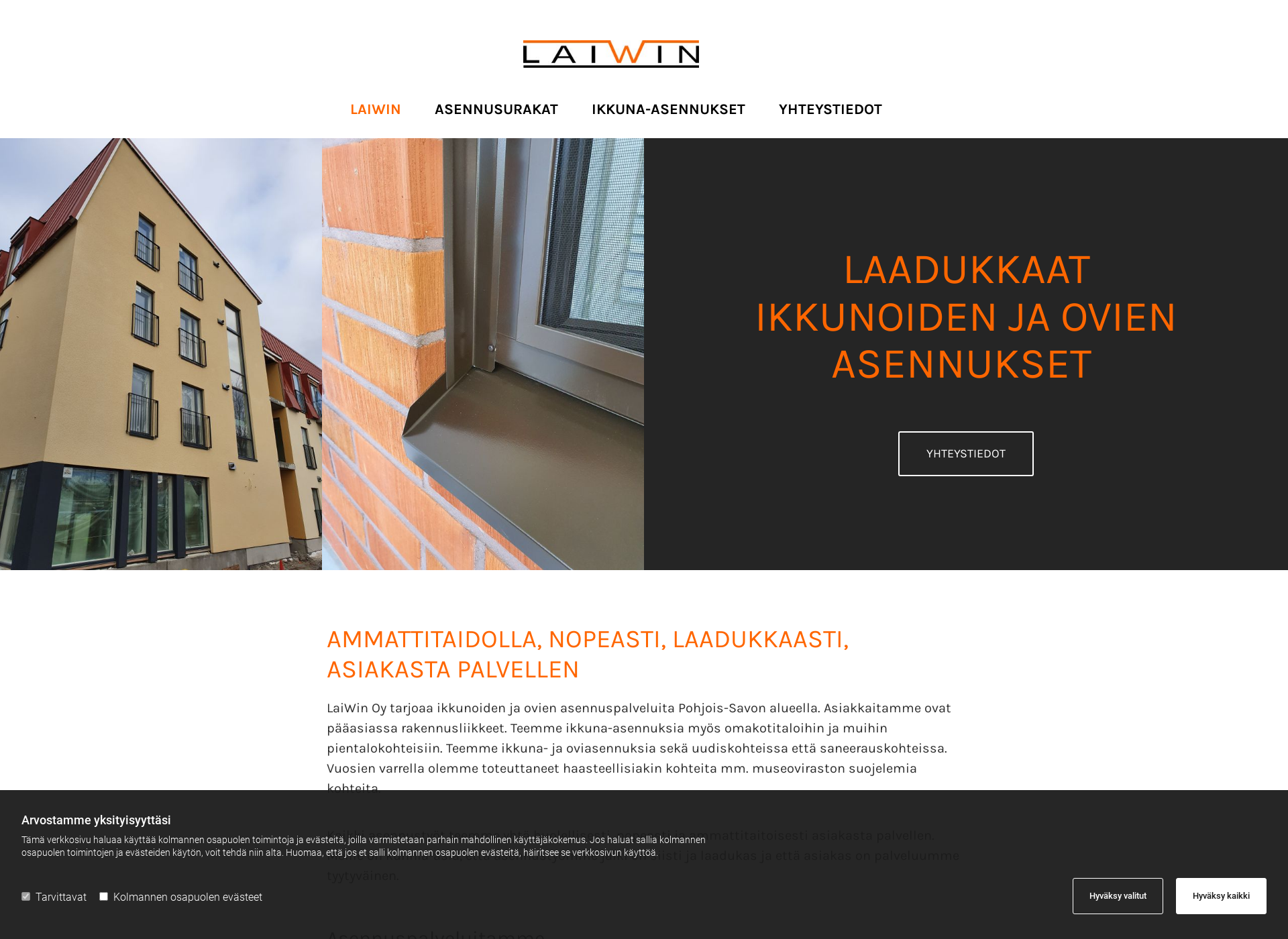 Screenshot for laiwin.fi