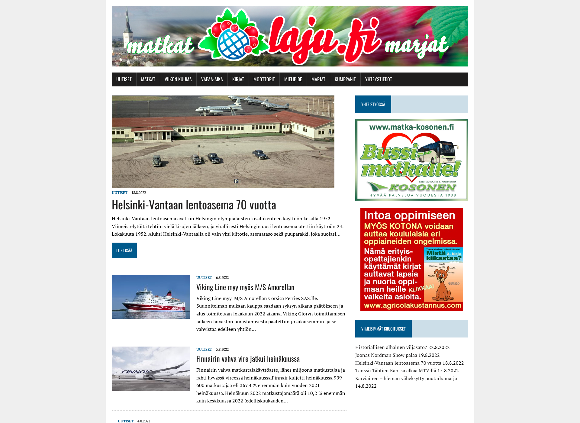Screenshot for laju.fi