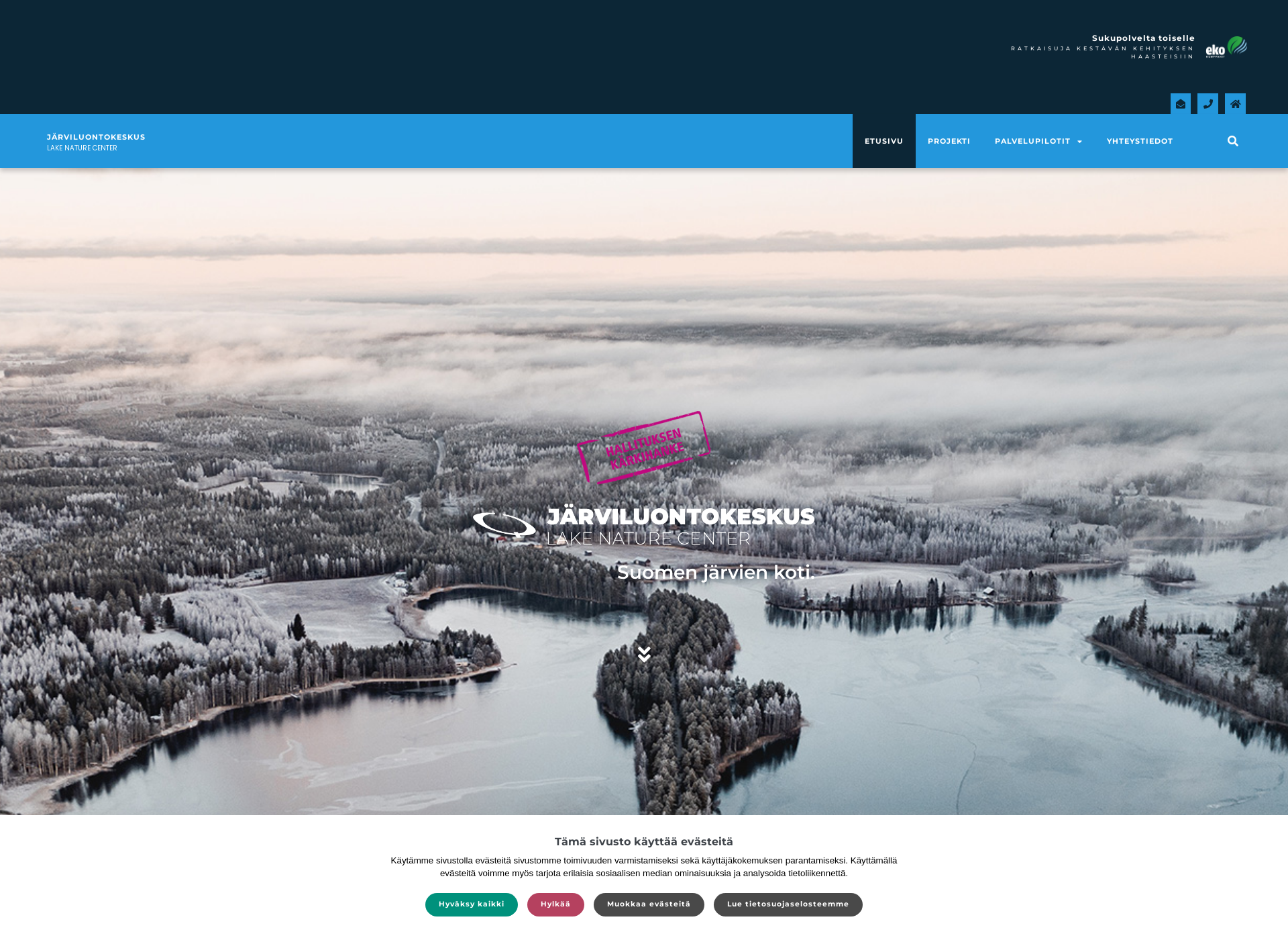 Screenshot for lakecenter.fi