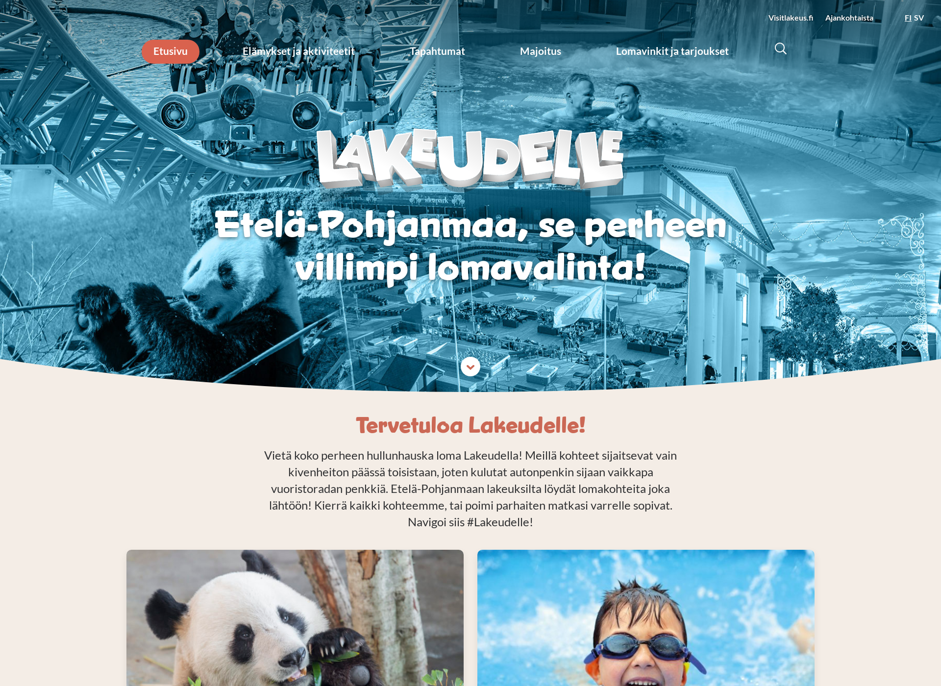 Screenshot for lakeudelle.fi