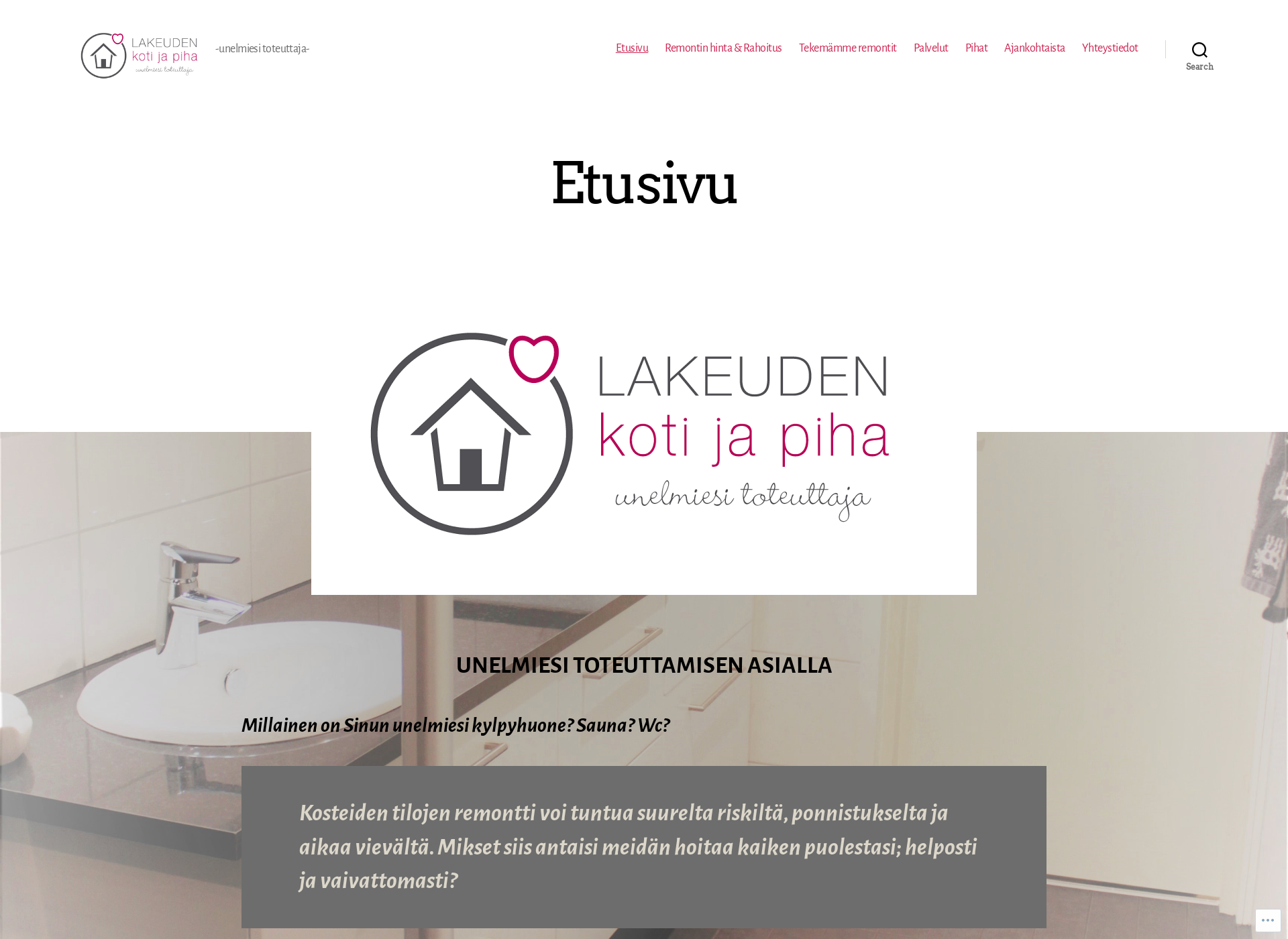 Screenshot for lakeudenkotijapiha.fi