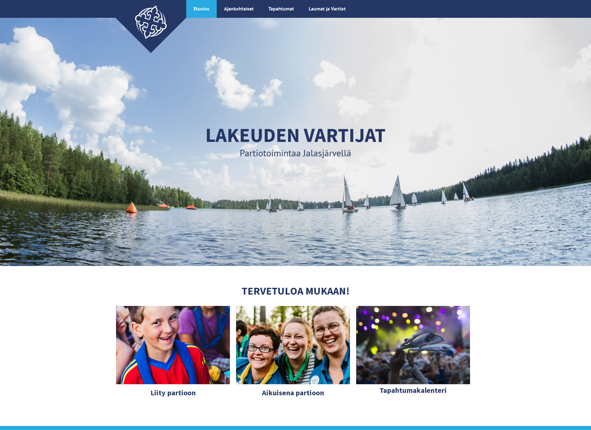 Screenshot for lakeudenvartijat.fi