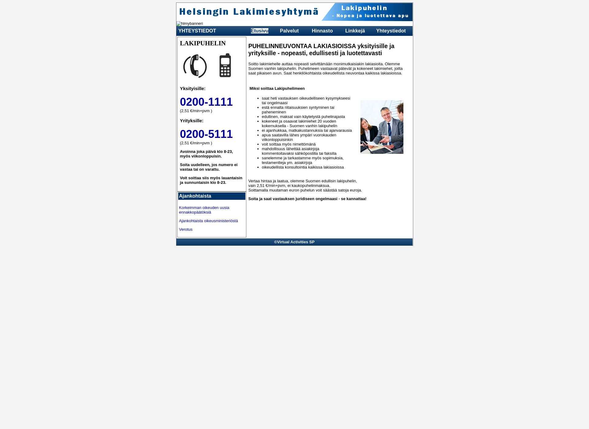 Screenshot for laki.net