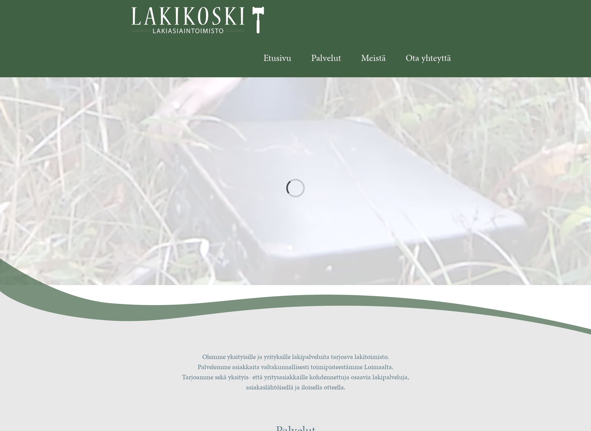 Screenshot for lakikoski.fi