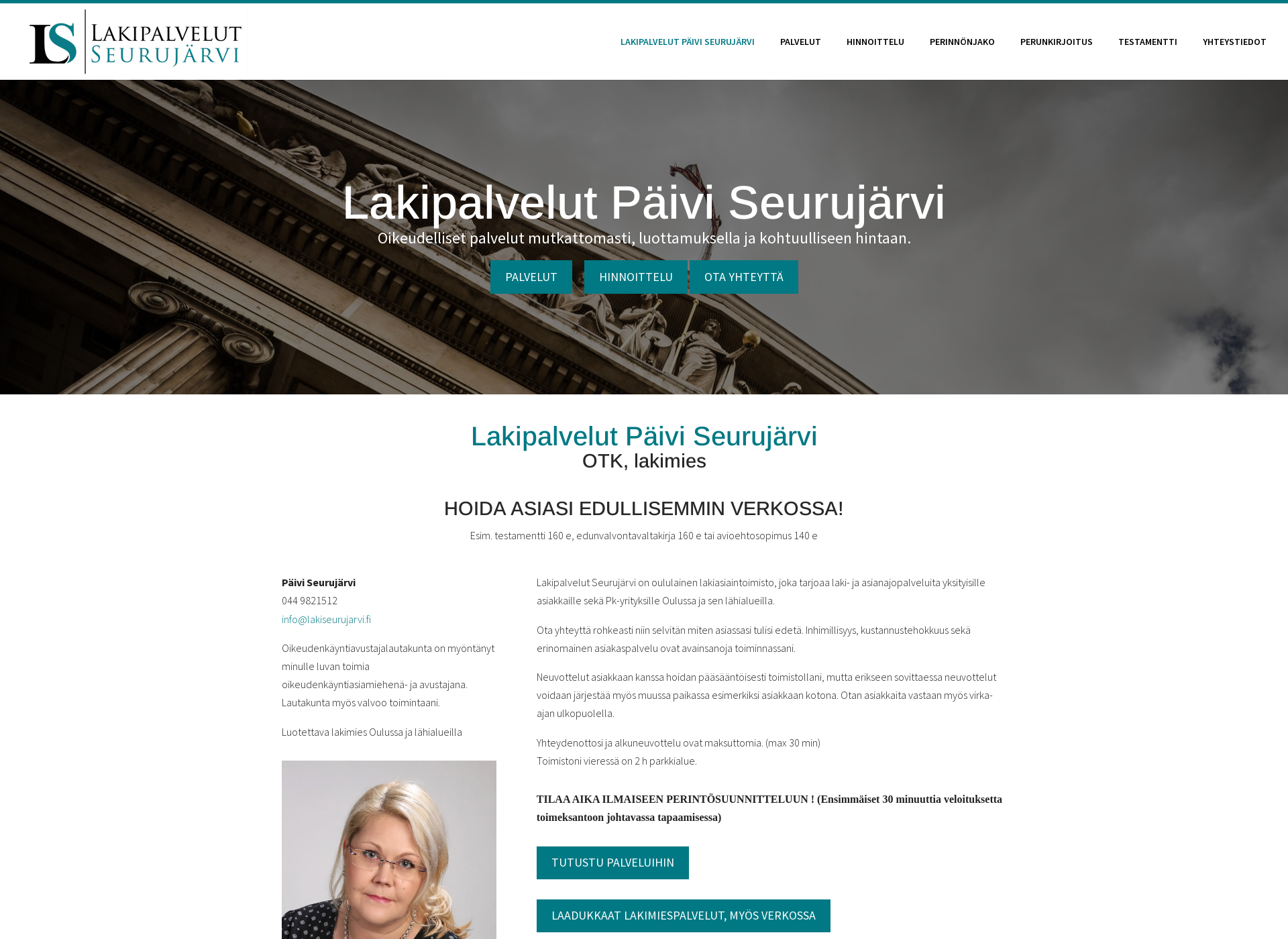 Screenshot for lakiseurujarvi.fi