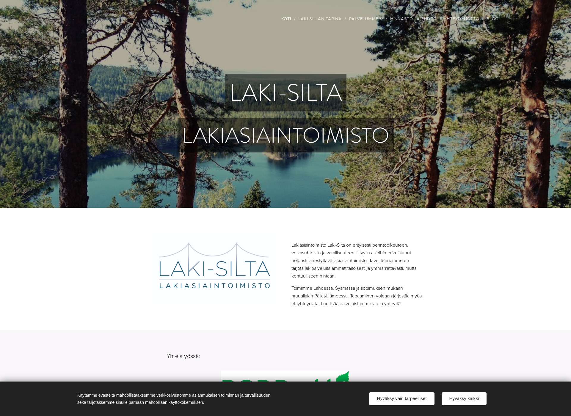 Screenshot for lakisilta.fi