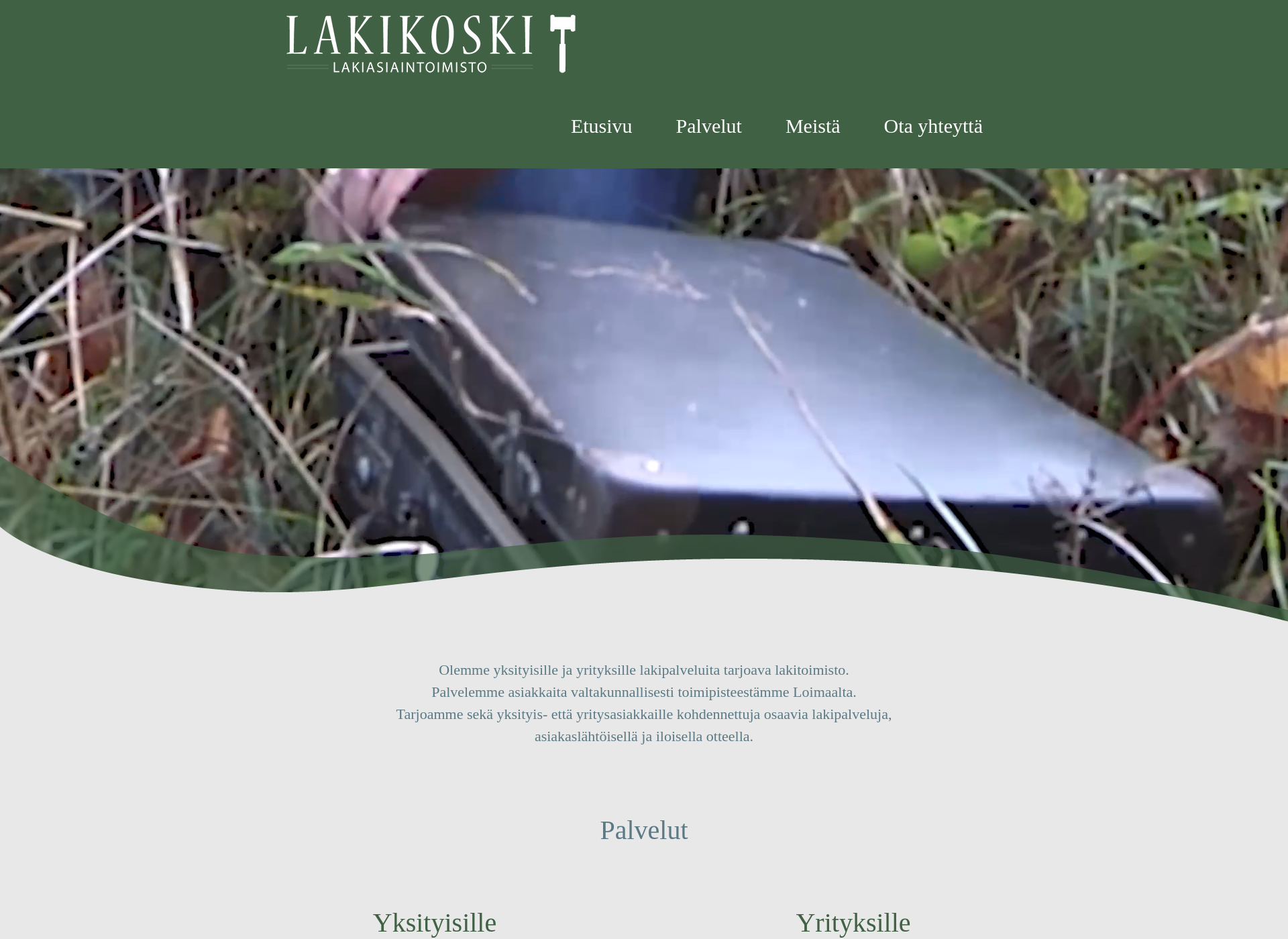 Screenshot for lakitoimistokoski.fi