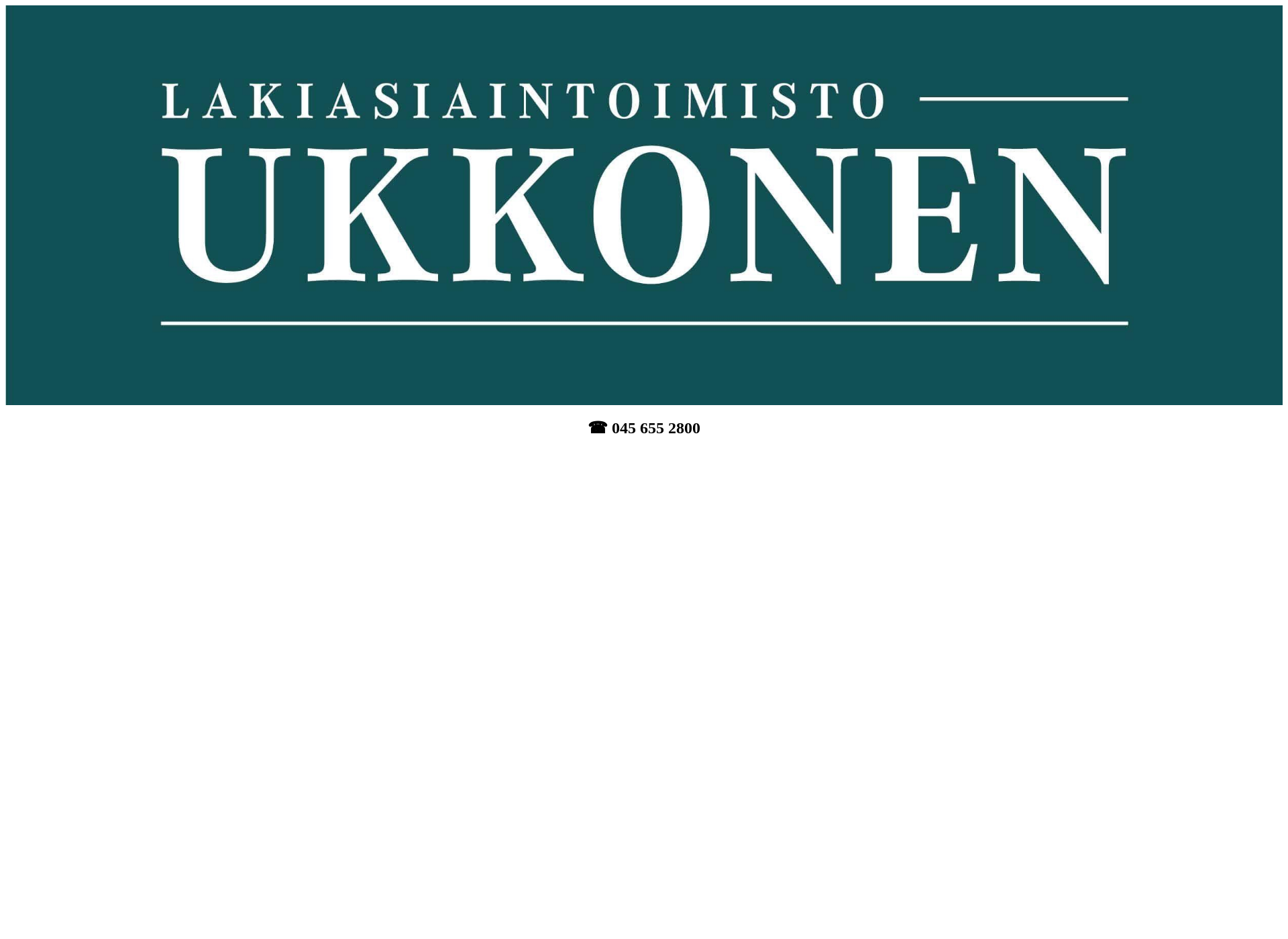 Skärmdump för lakiukkonen.fi