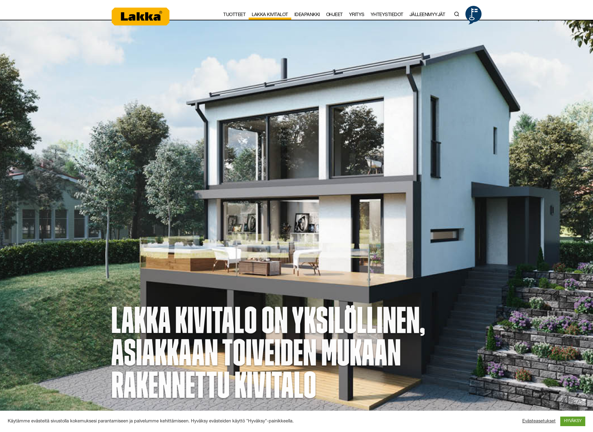 Screenshot for lakkakivitalot.fi