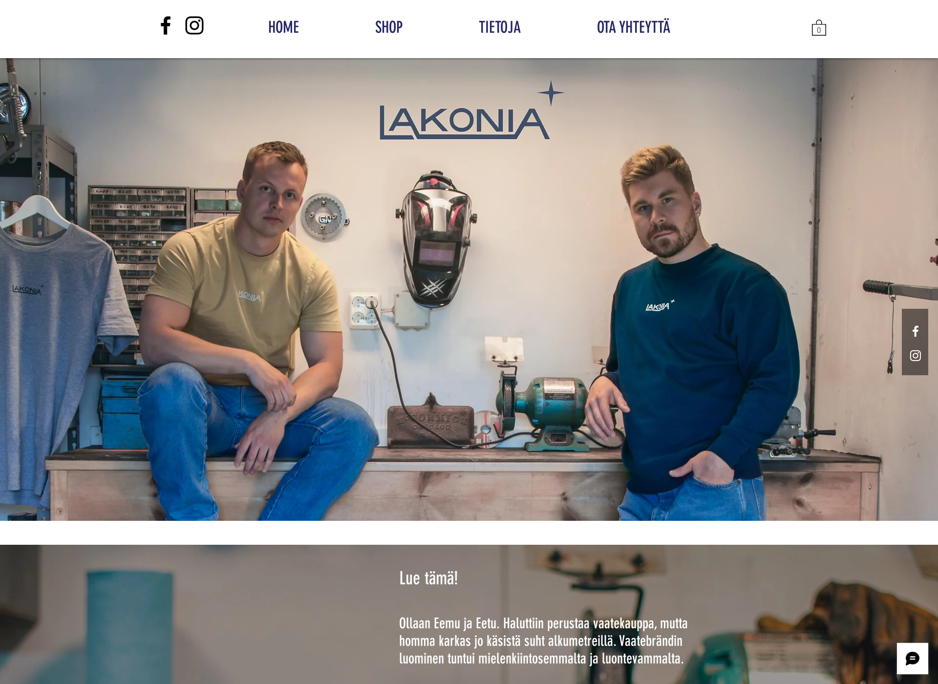Screenshot for lakonia.fi