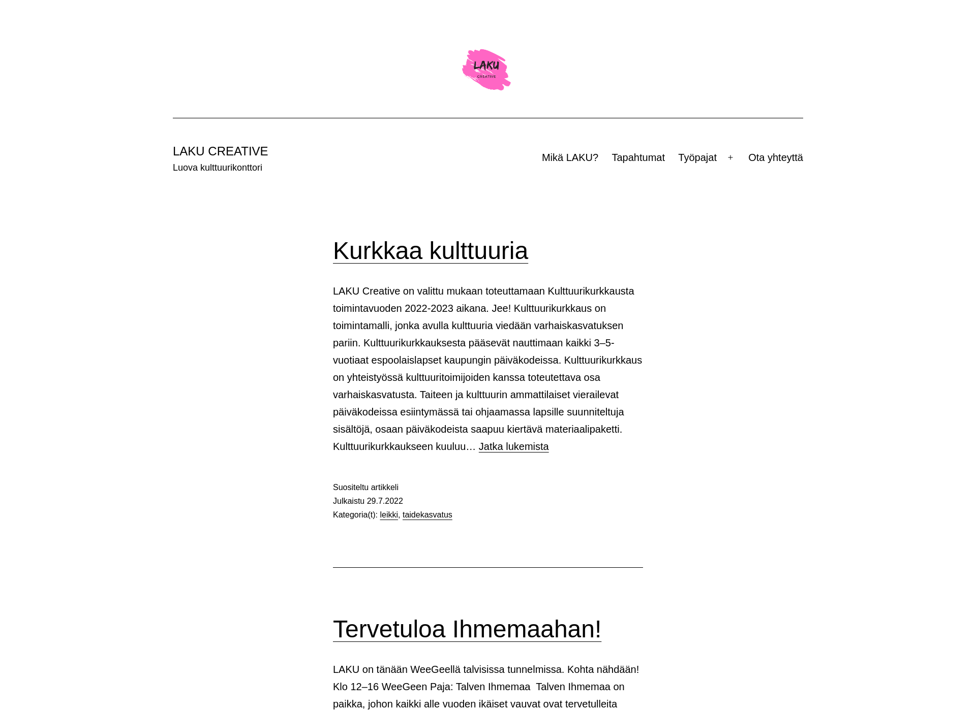 Screenshot for lakula.fi