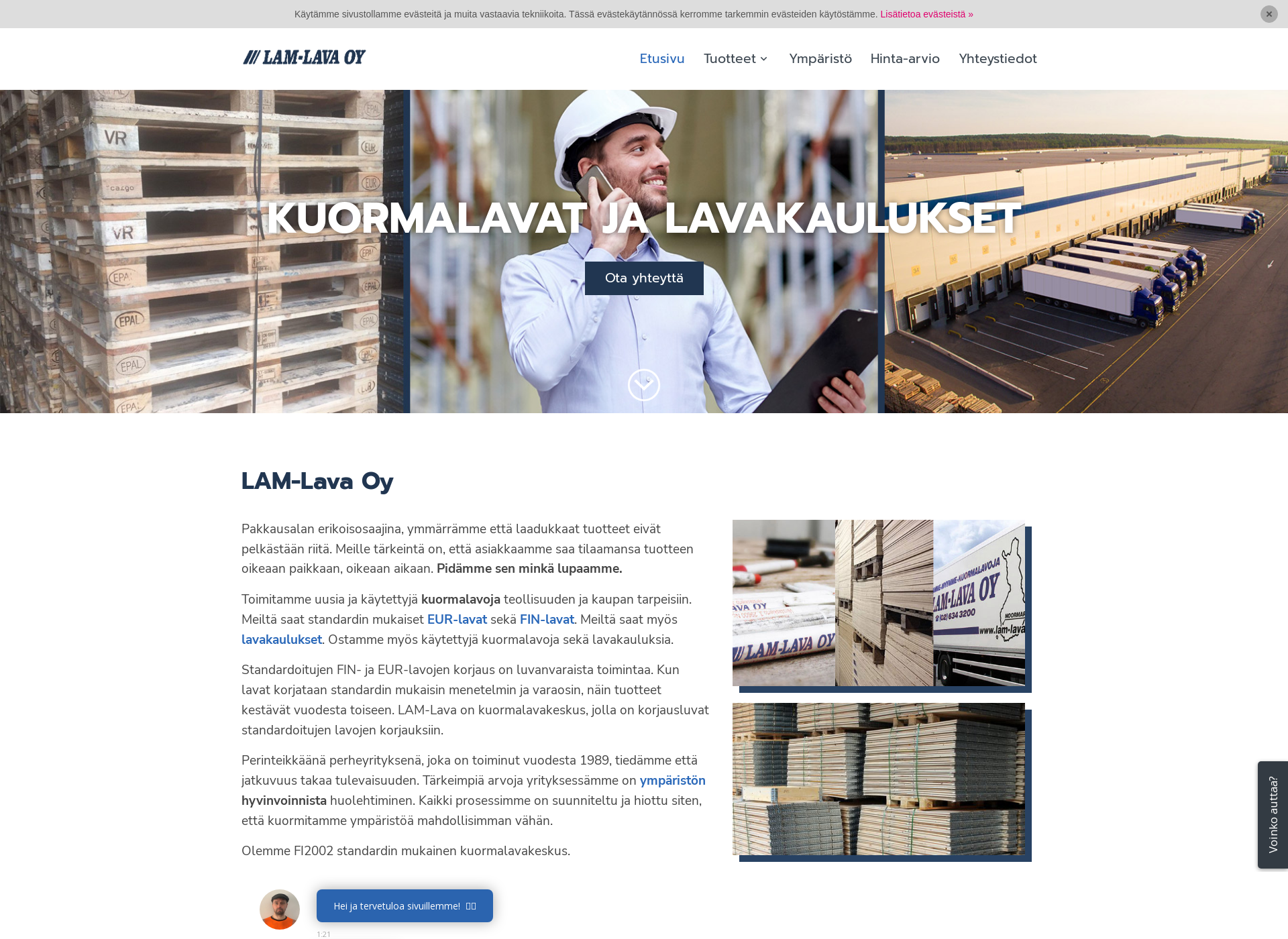 Screenshot for lam-lava.fi