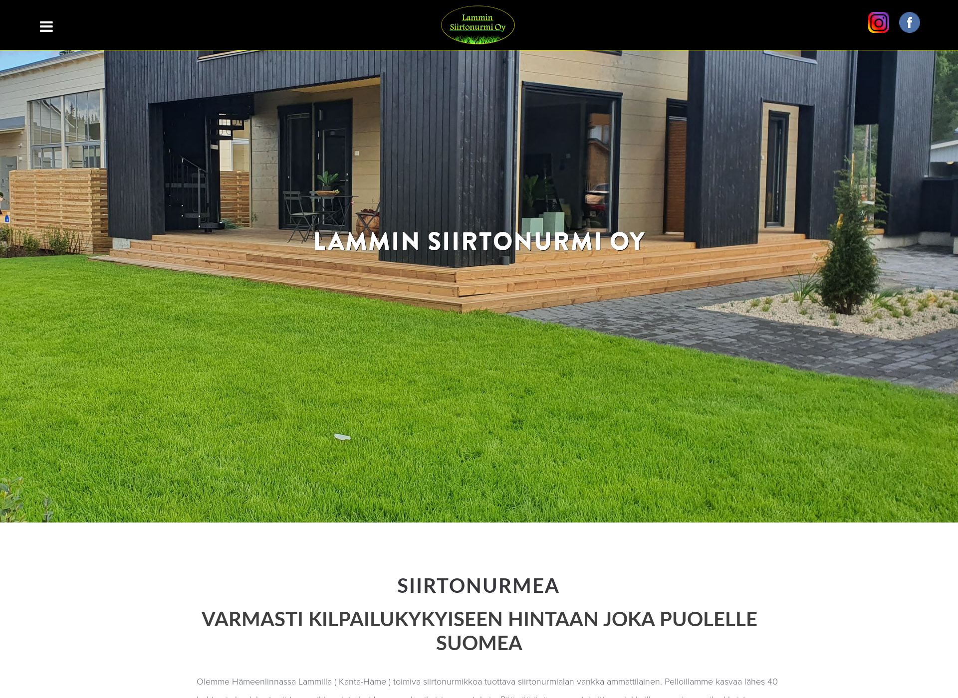 Screenshot for lamminsiirtonurmi.fi