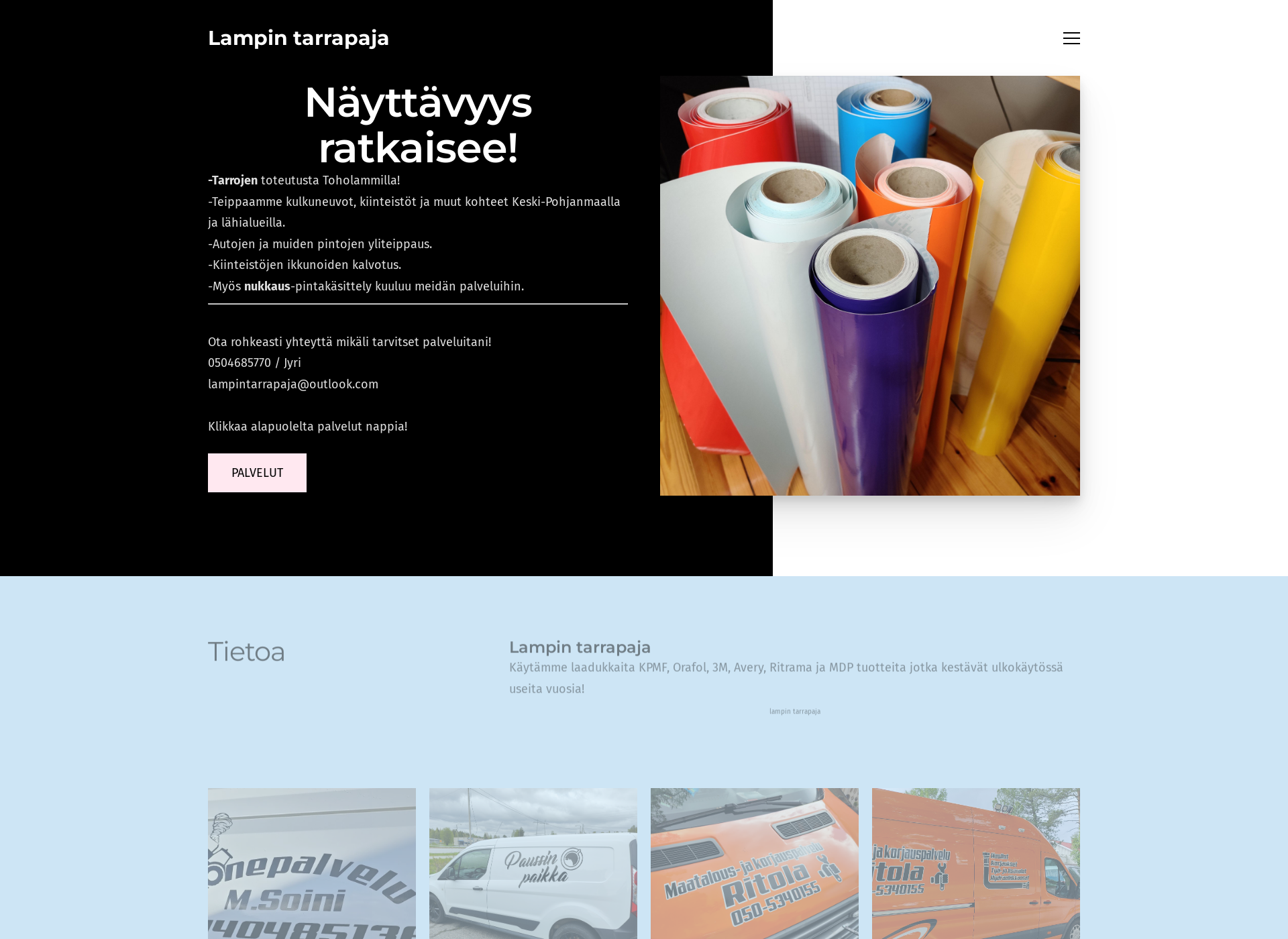 Screenshot for lampintarrapaja.fi