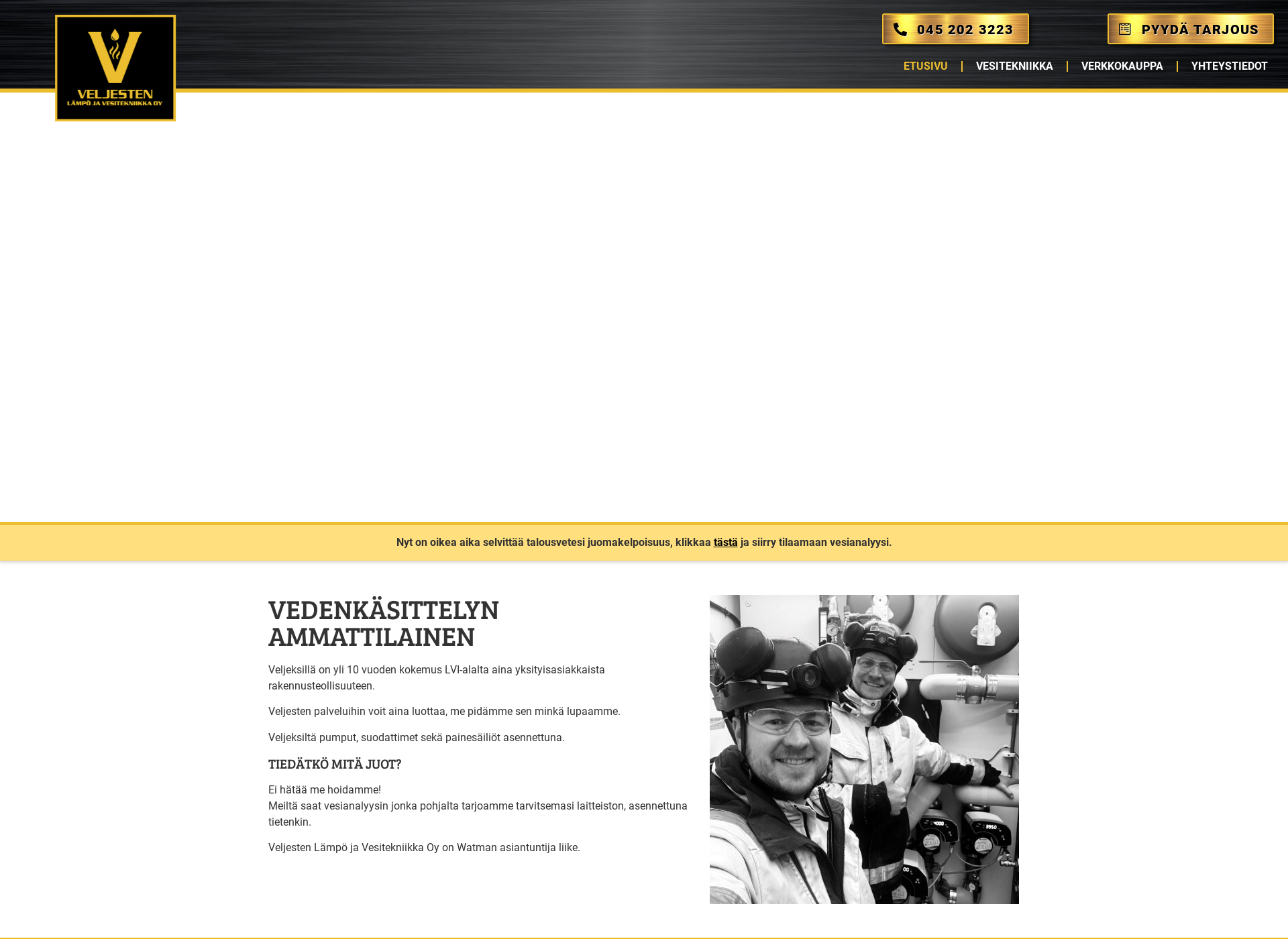 Screenshot for lampojavesitekniikka.fi