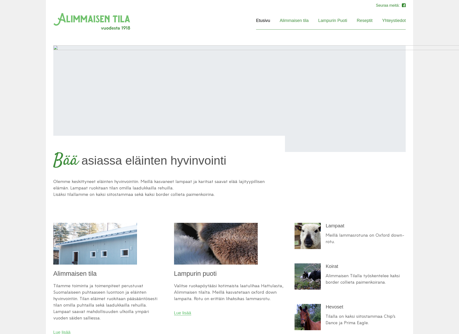 Screenshot for lampurinpuoti.fi