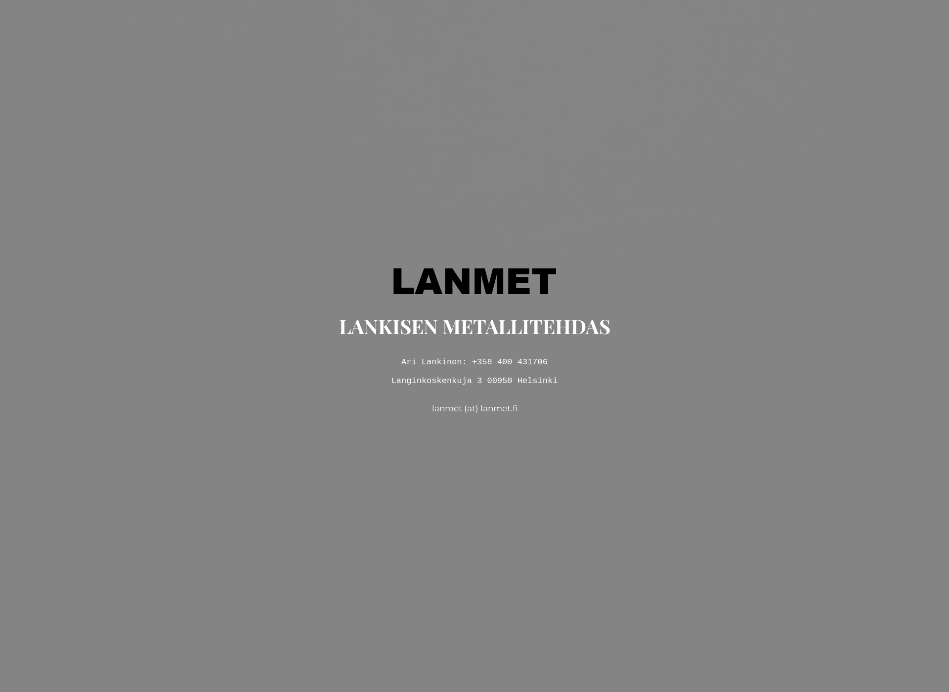 Screenshot for lanmet.fi