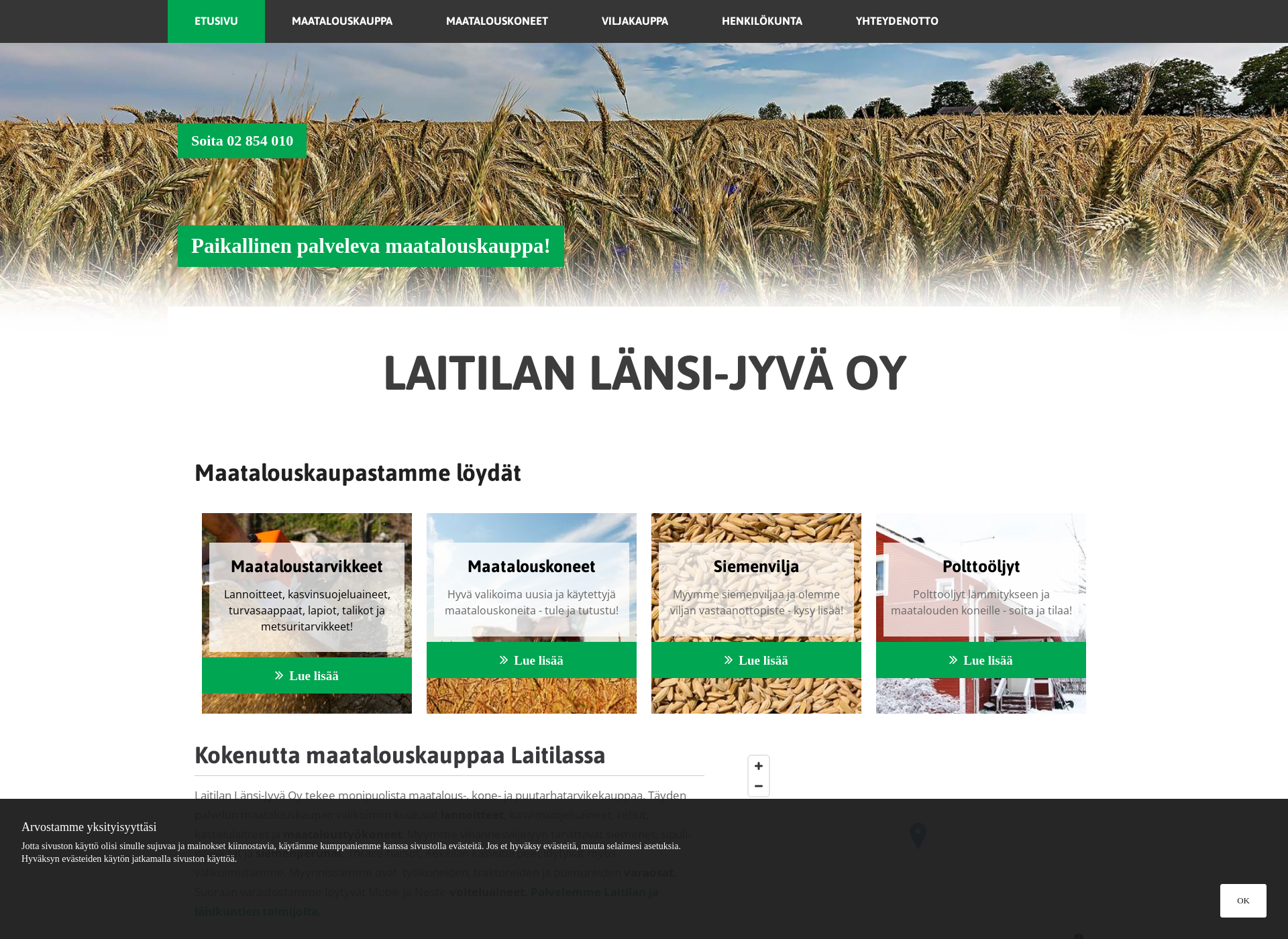 Screenshot for lansijyva.fi