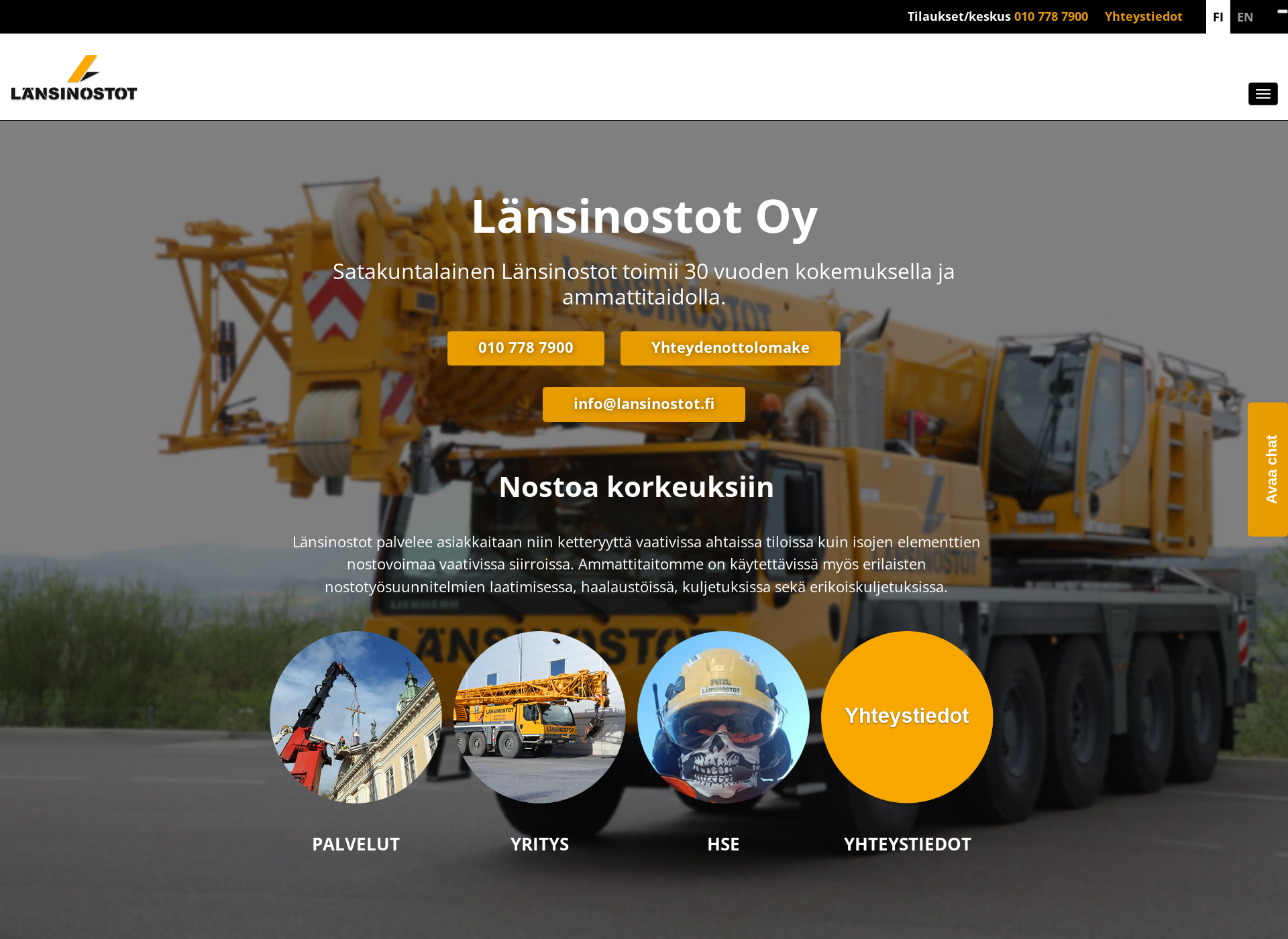 Skärmdump för lansinostot.fi