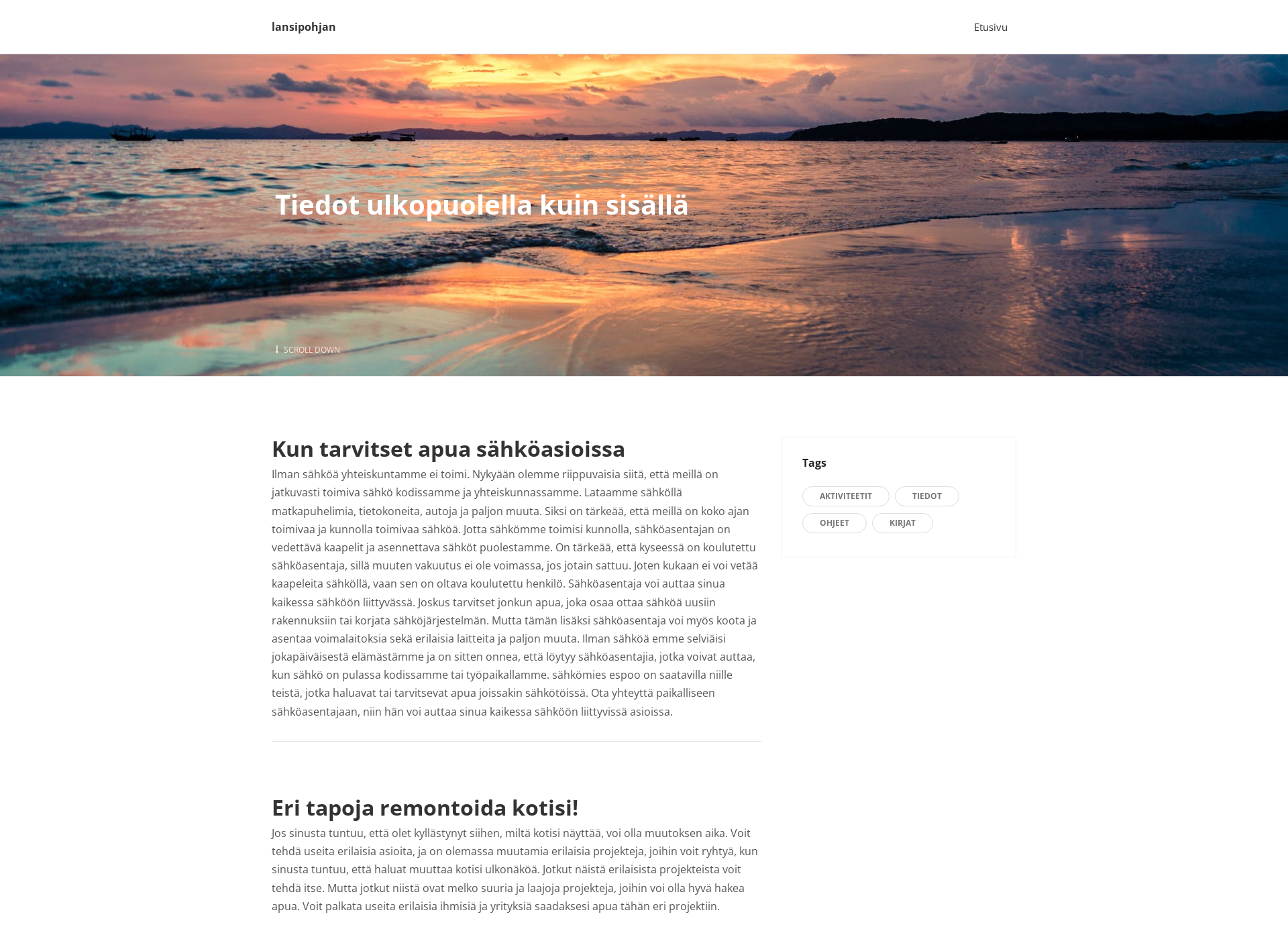 Screenshot for lansipohjanhiihto.fi