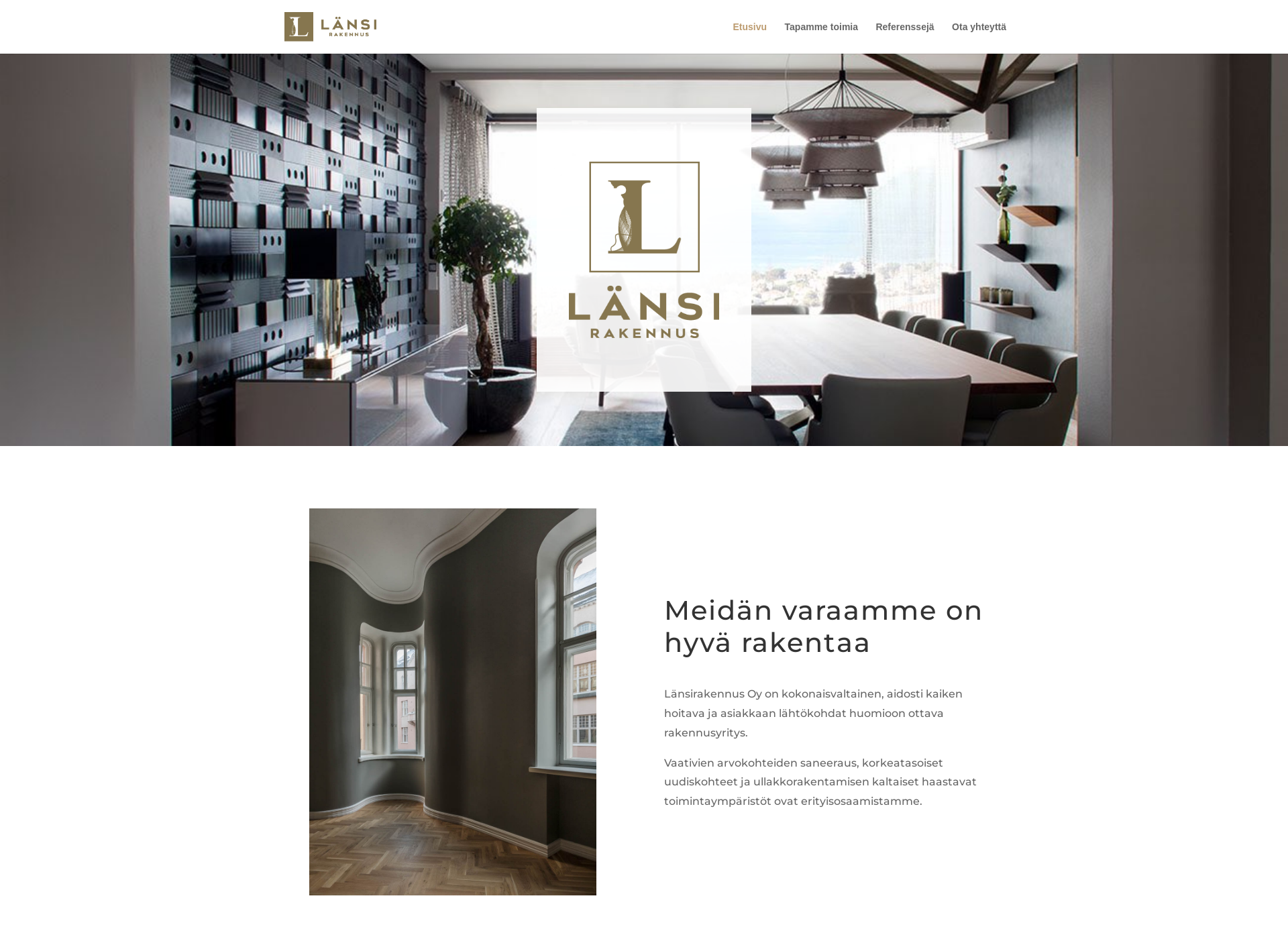 Screenshot for lansirakennus.fi