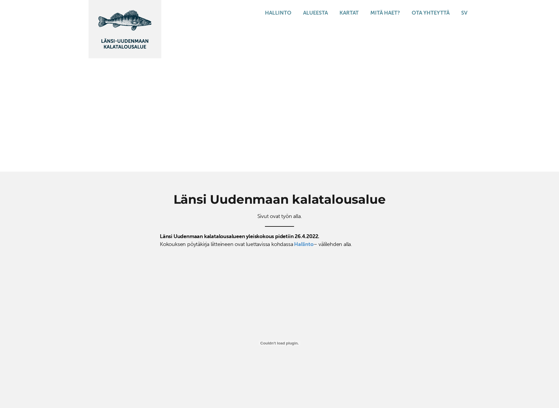 Screenshot for lansiuudenmaankalatalousalue.fi