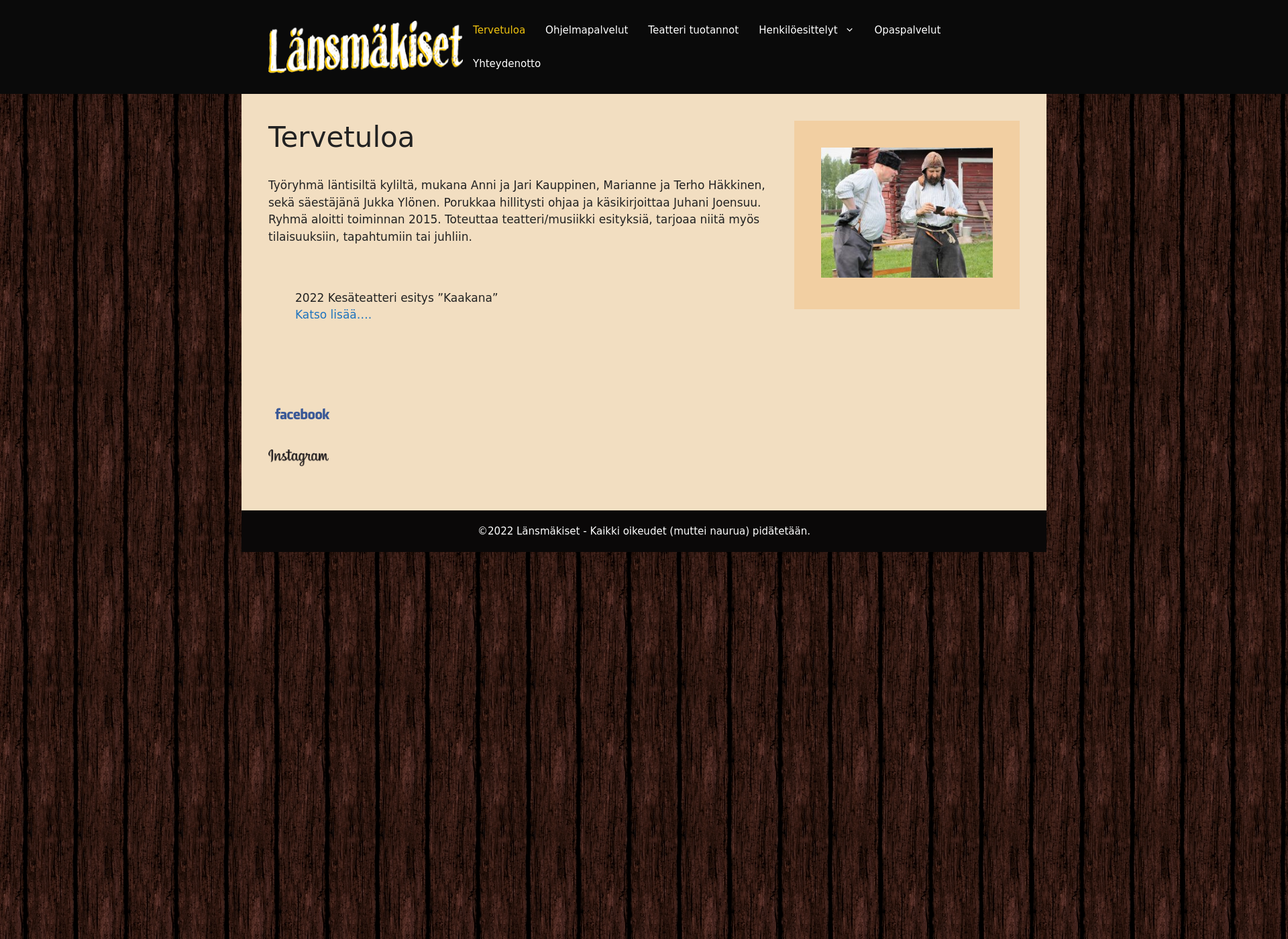 Screenshot for lansmakiset.fi