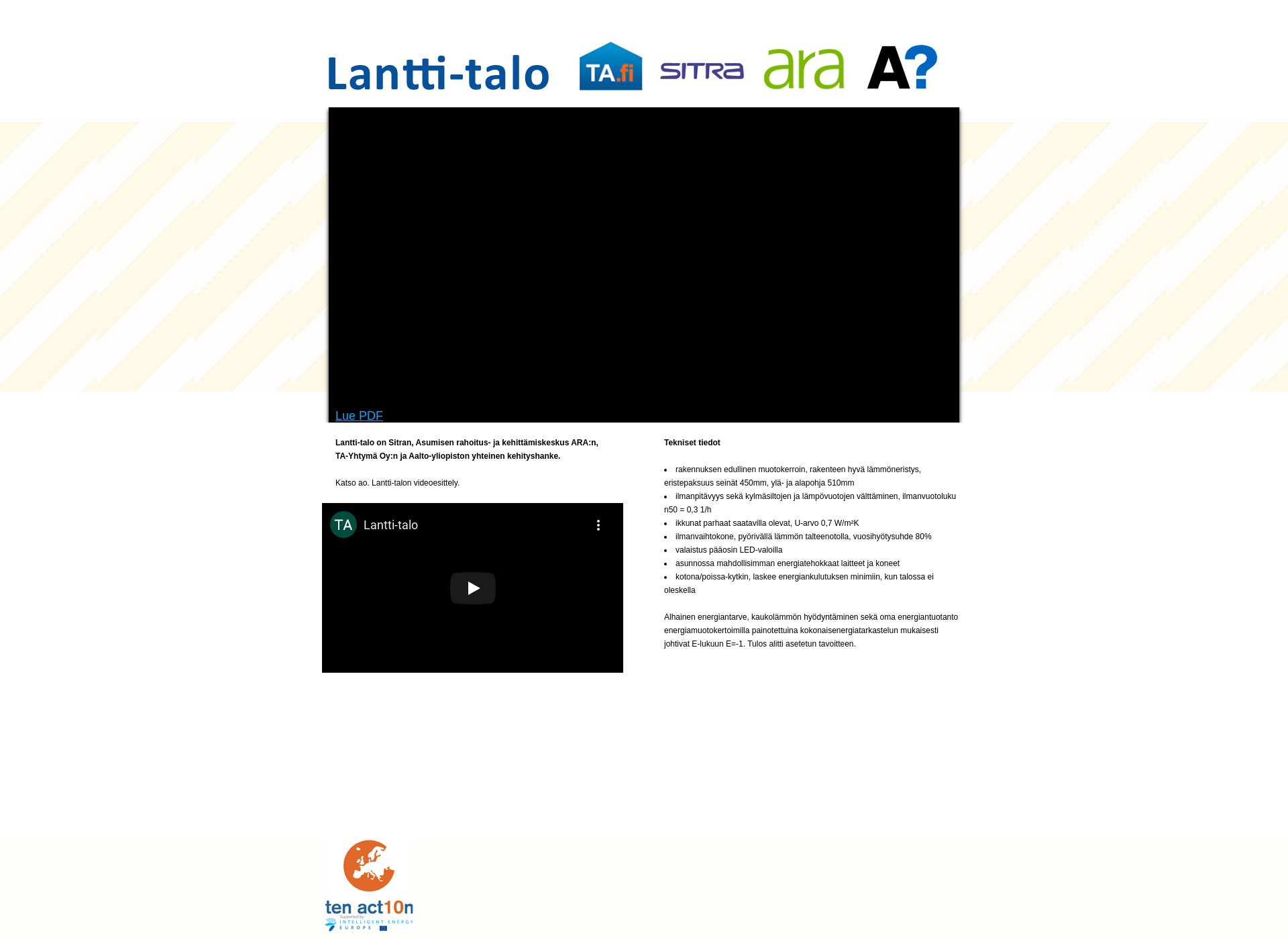 Screenshot for lanttitalo.fi