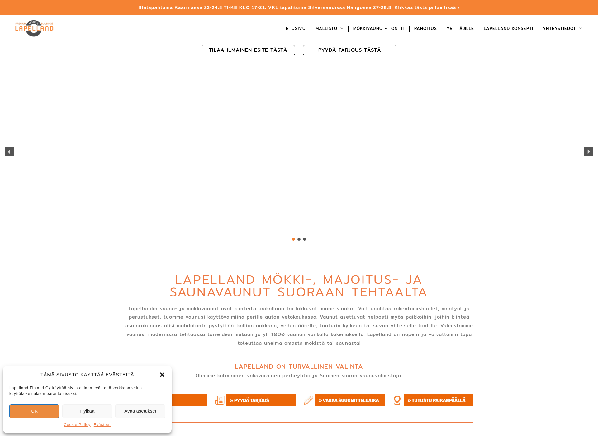 Screenshot for lapelland.fi