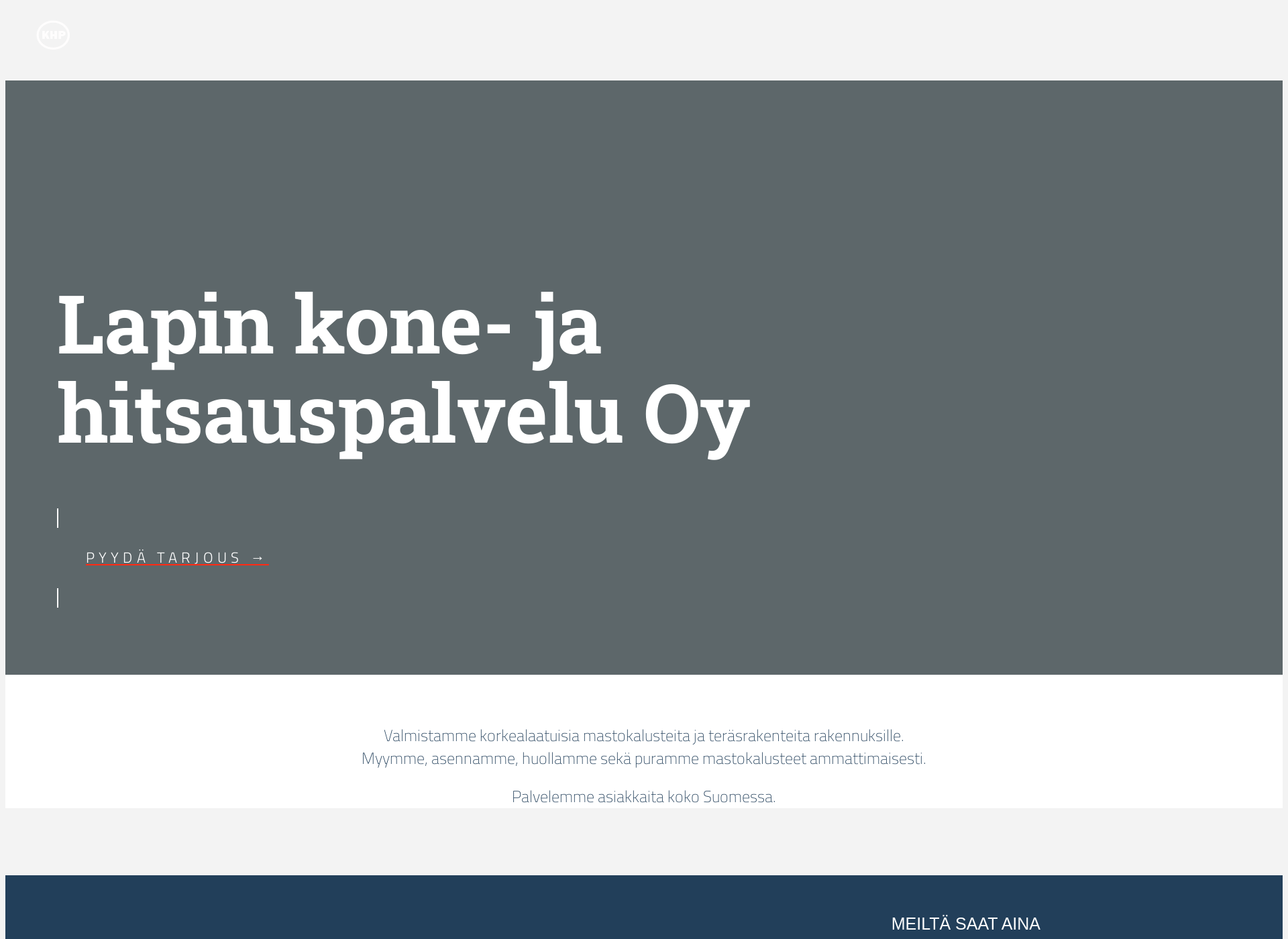 Screenshot for lapinhitsauspalvelu.fi