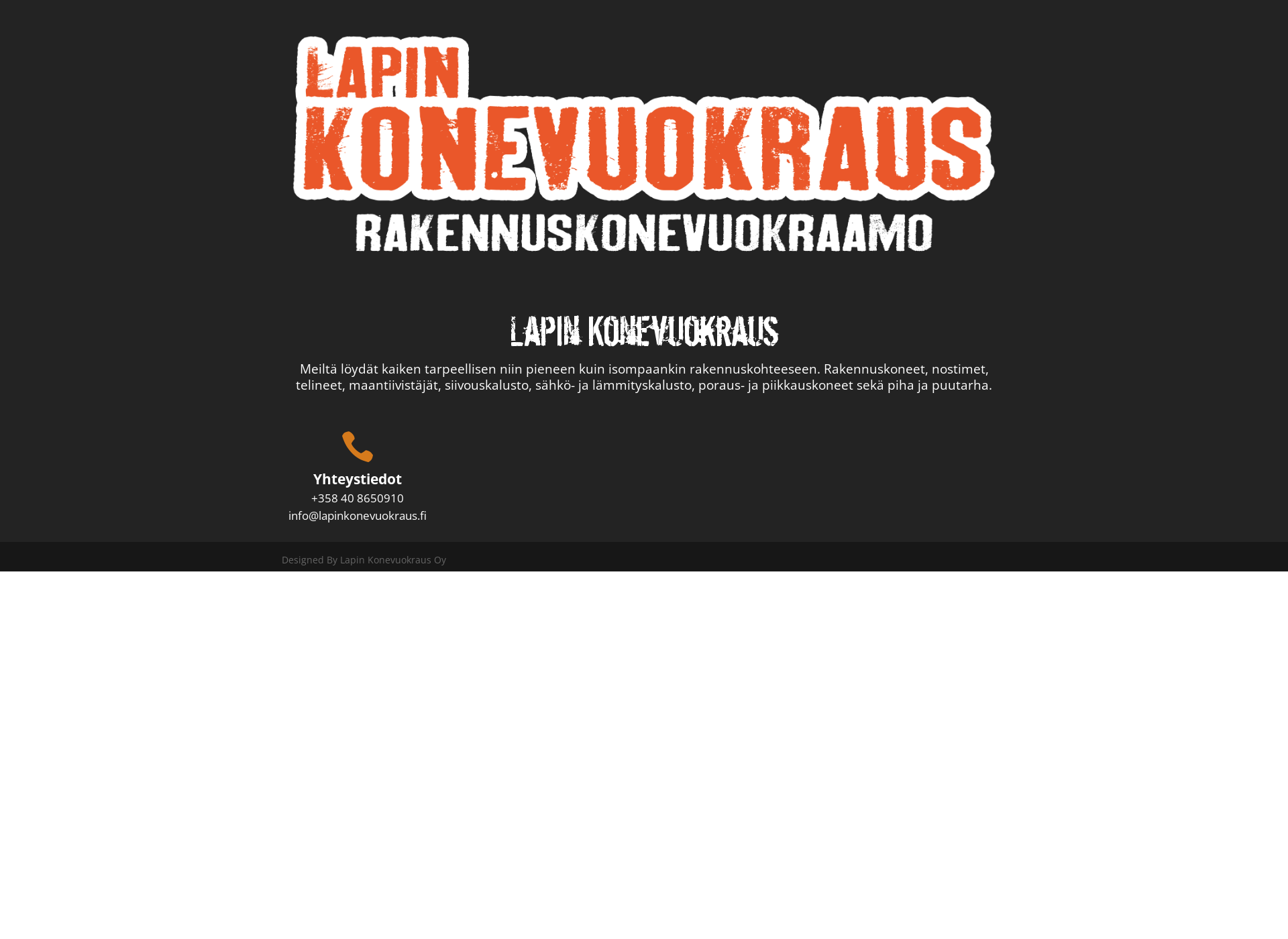 Screenshot for lapinkonevuokraus.fi