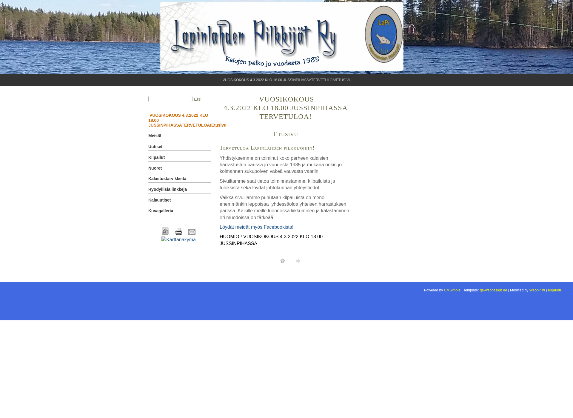 Screenshot for lapinlahdenpilkkijat.fi