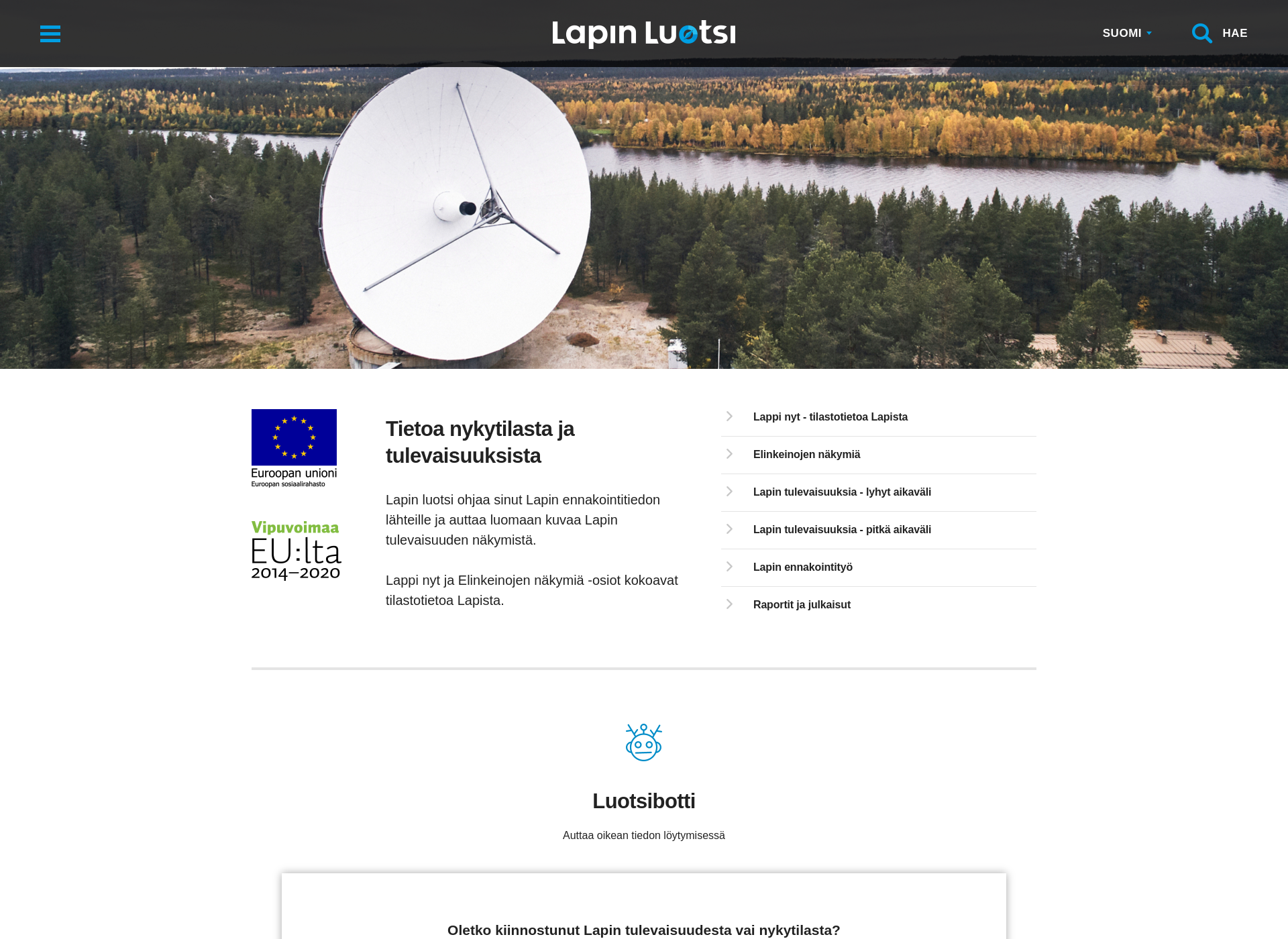 Screenshot for lapinluotsi.fi