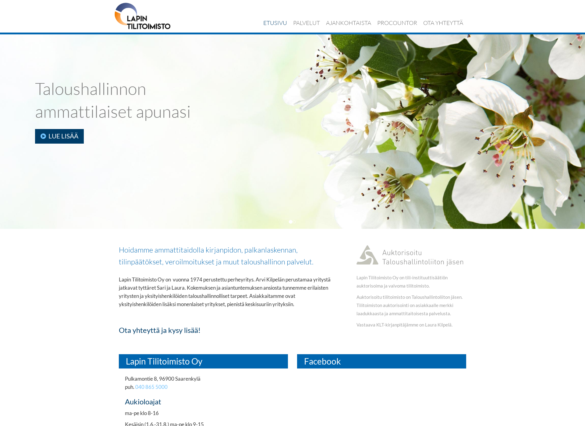 Screenshot for lapintilitoimisto.fi