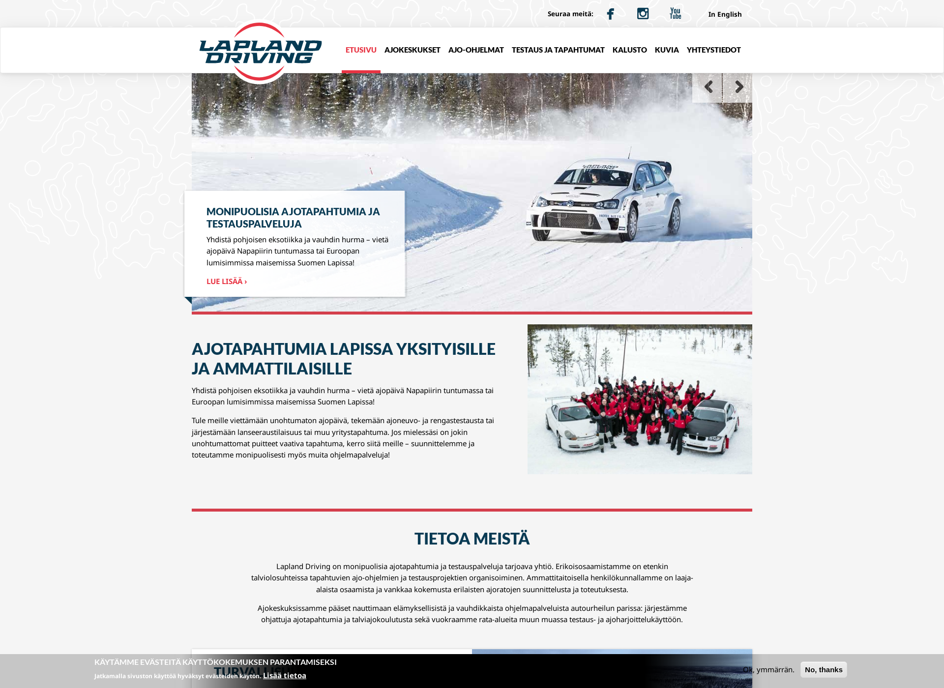 Näyttökuva laplanddriving.fi