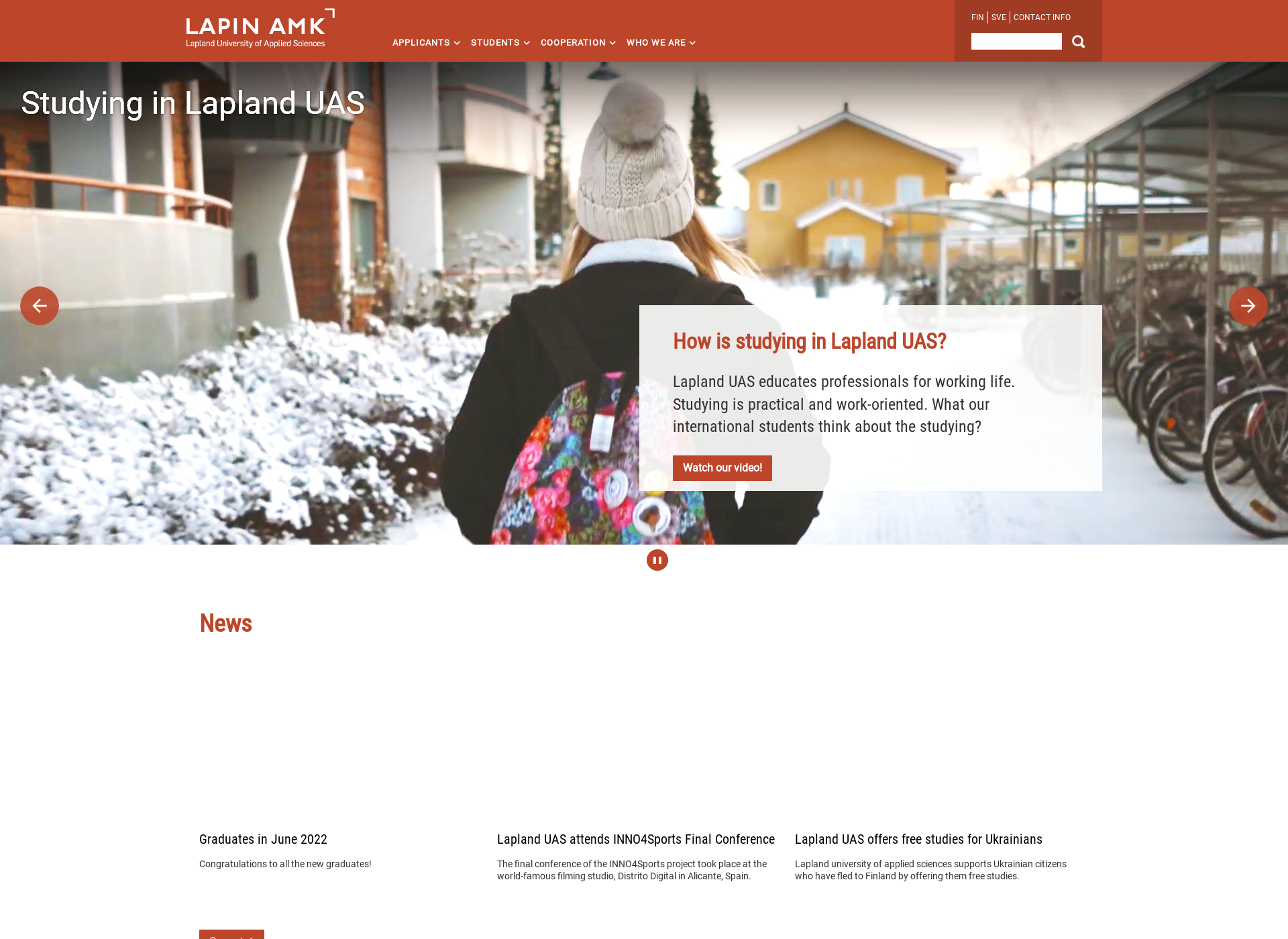 Screenshot for laplanduas.fi