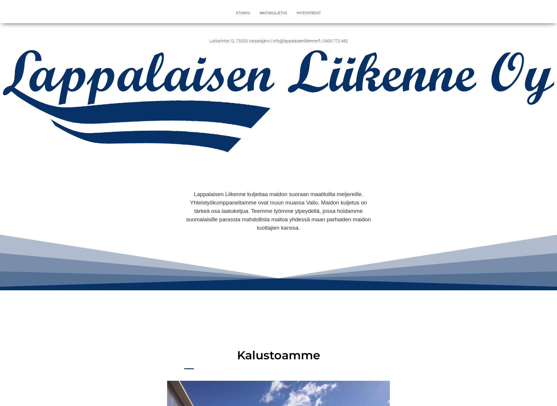 Screenshot for lappalaisenliikenne.fi