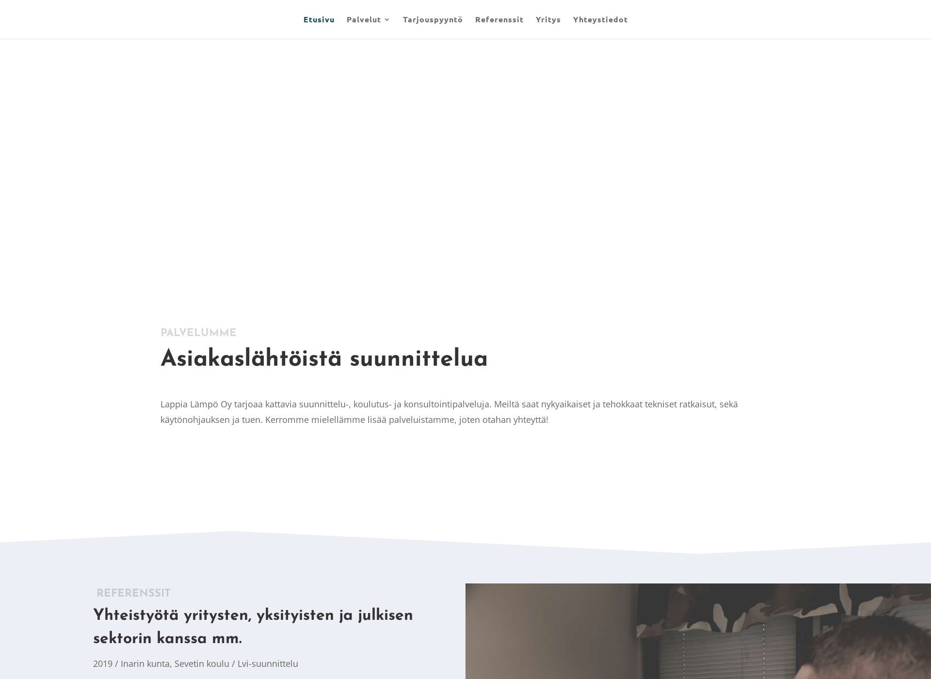 Skärmdump för lappialampo.fi