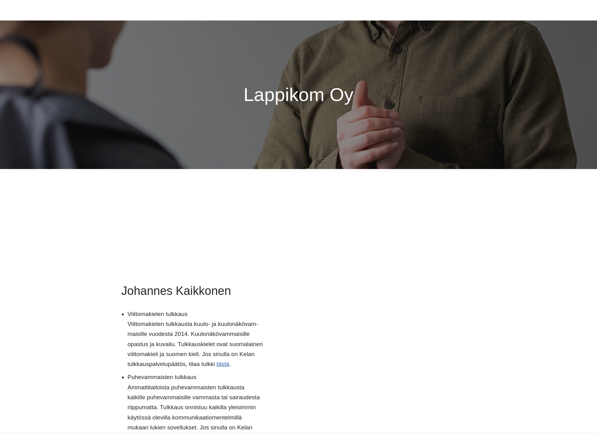 Skärmdump för lappikom.fi
