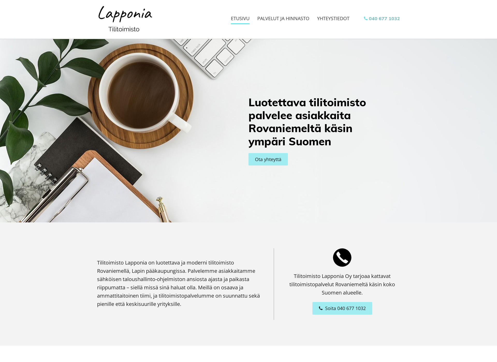 Screenshot for lapponiatilitoimisto.fi