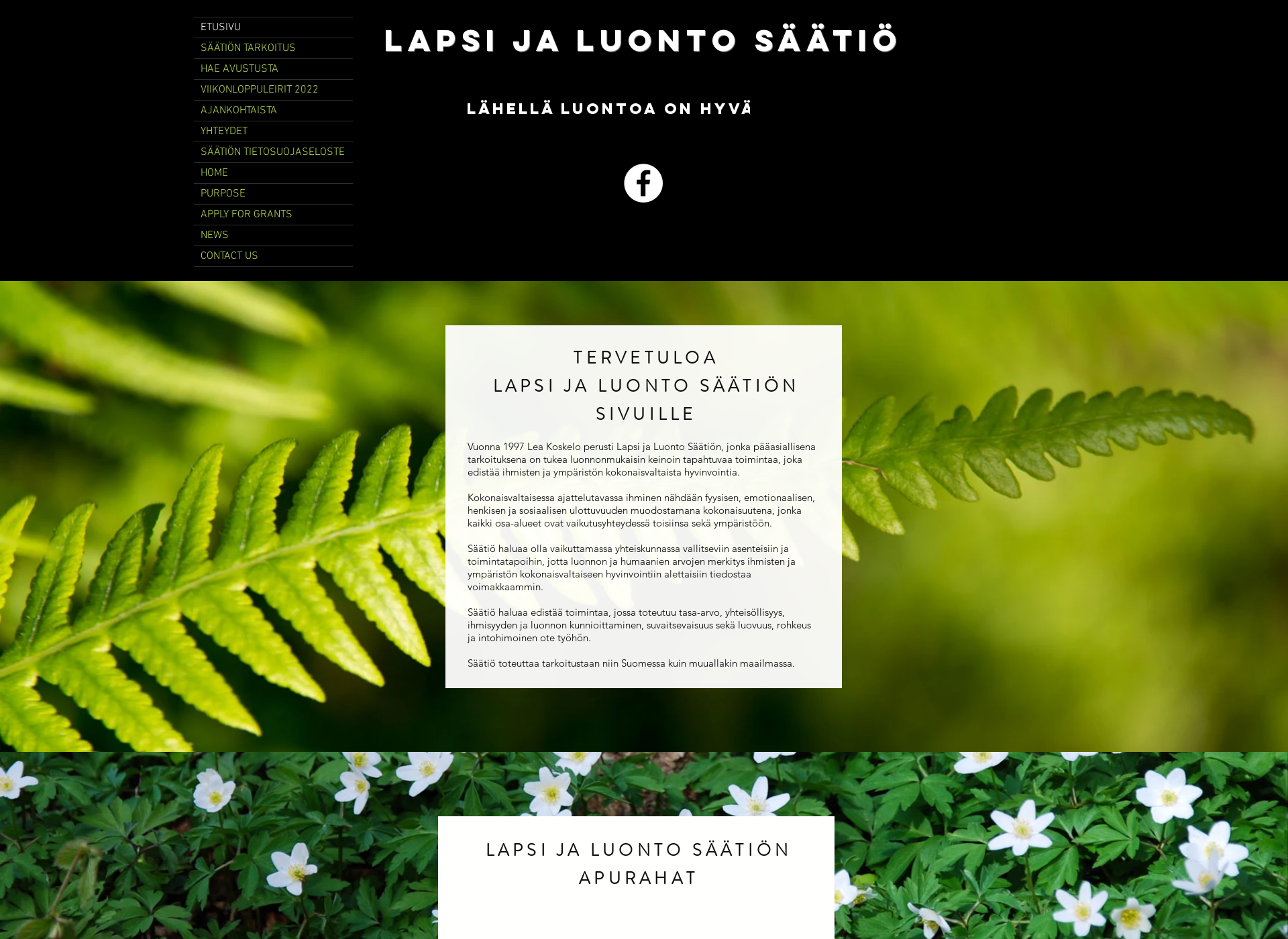 Screenshot for lapsijaluonto.fi