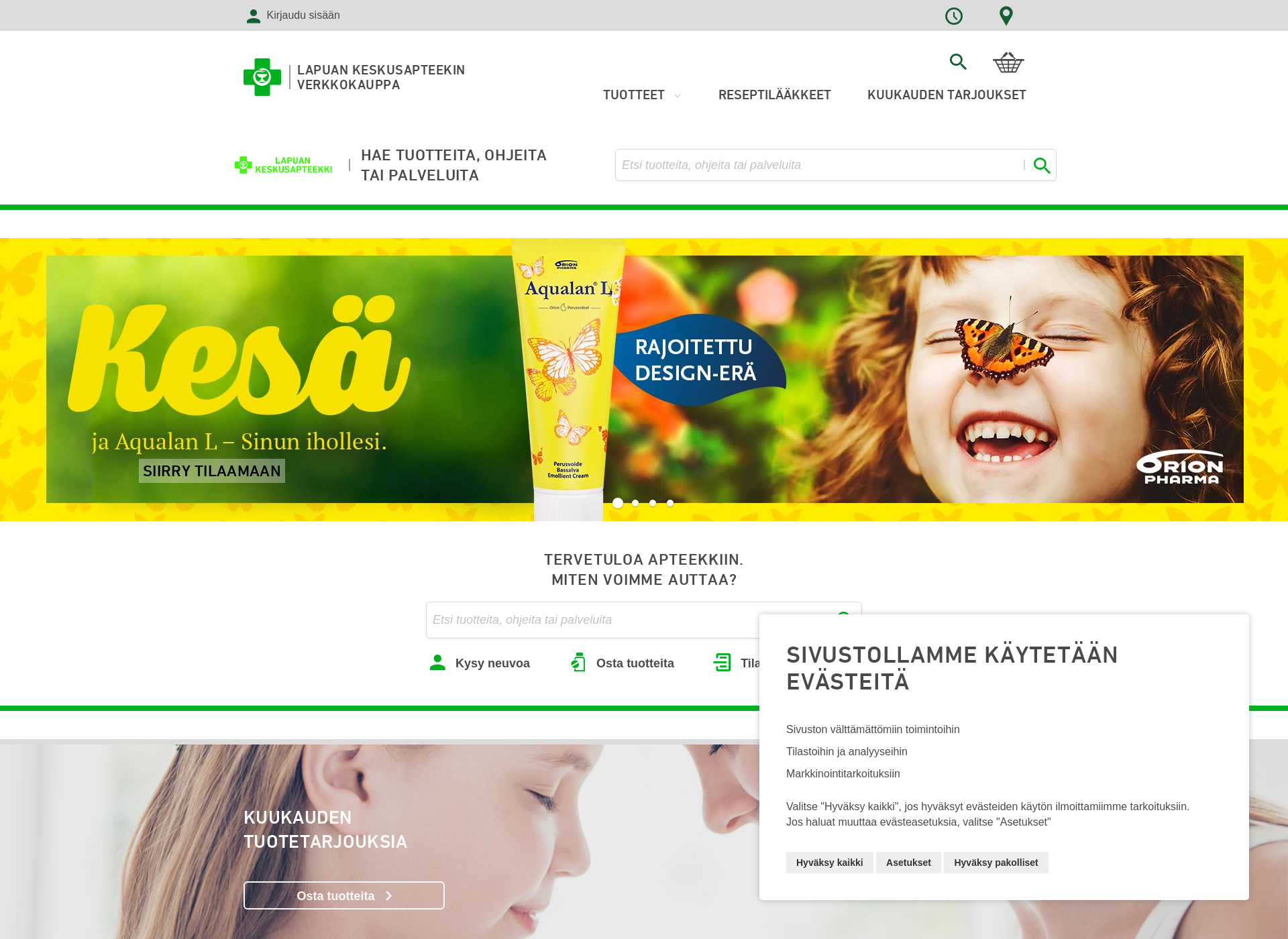 Screenshot for lapuanapteekki.fi