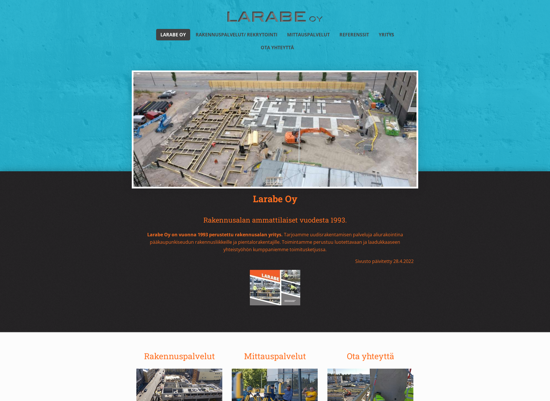 Screenshot for larabe.fi
